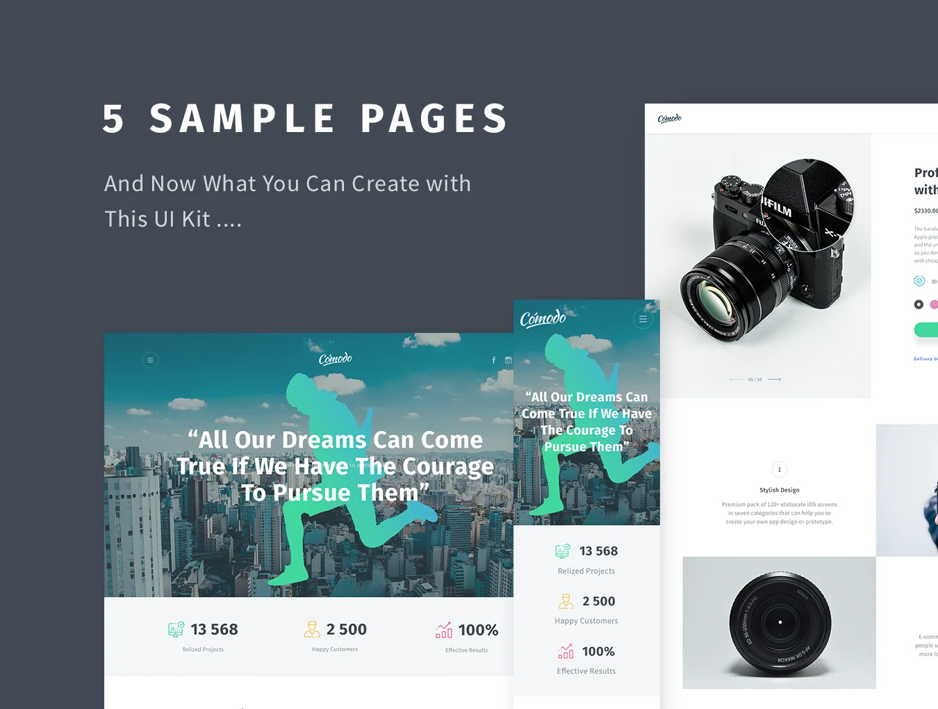 Cómodo Web UI Kit 9