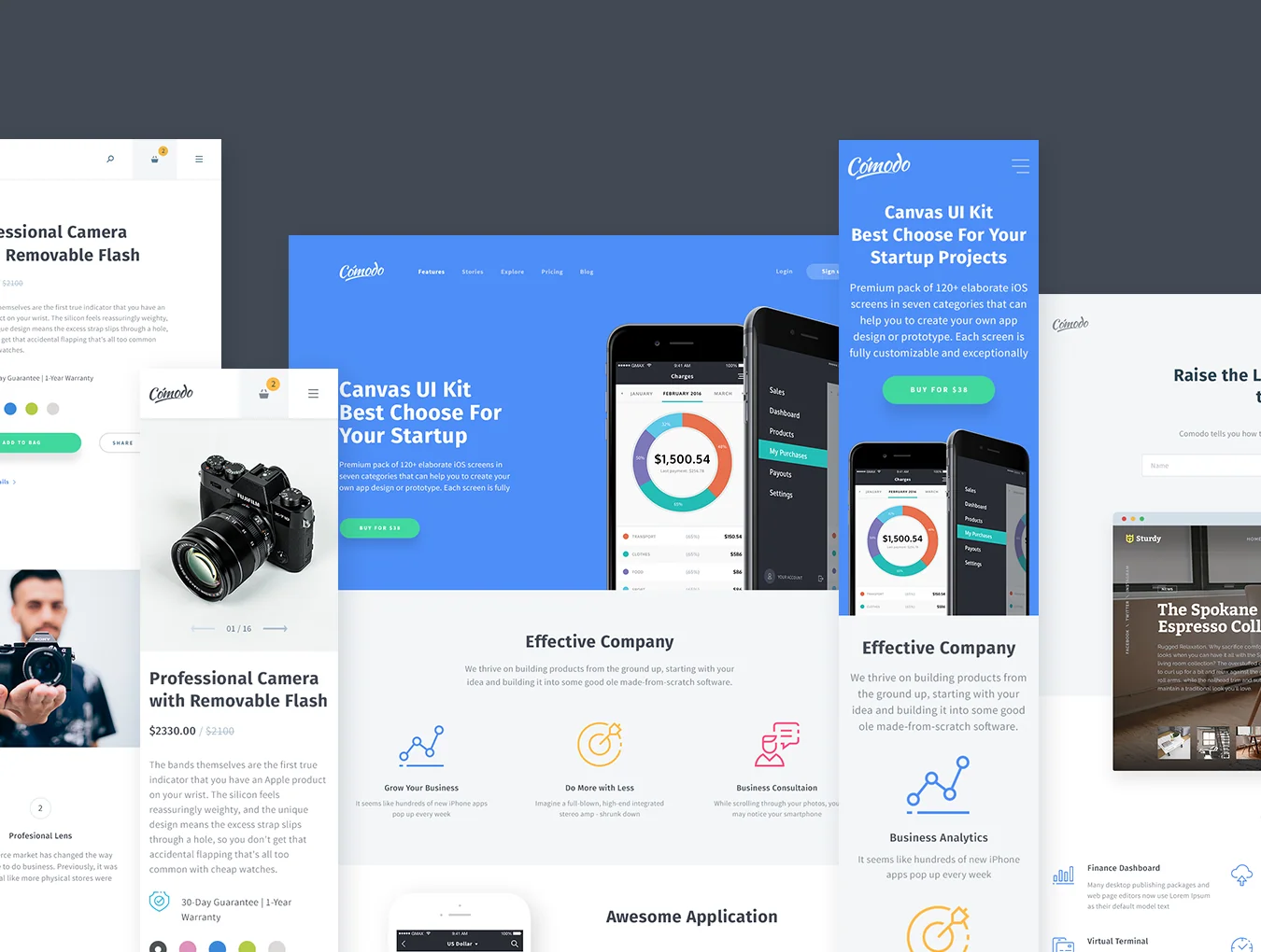 Cómodo Web UI Kit 10