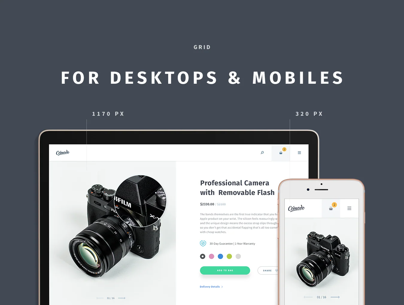 Cómodo Web UI Kit 4