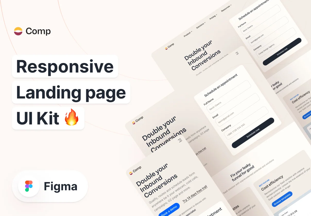 Comp Marketing Landing Page Builder
