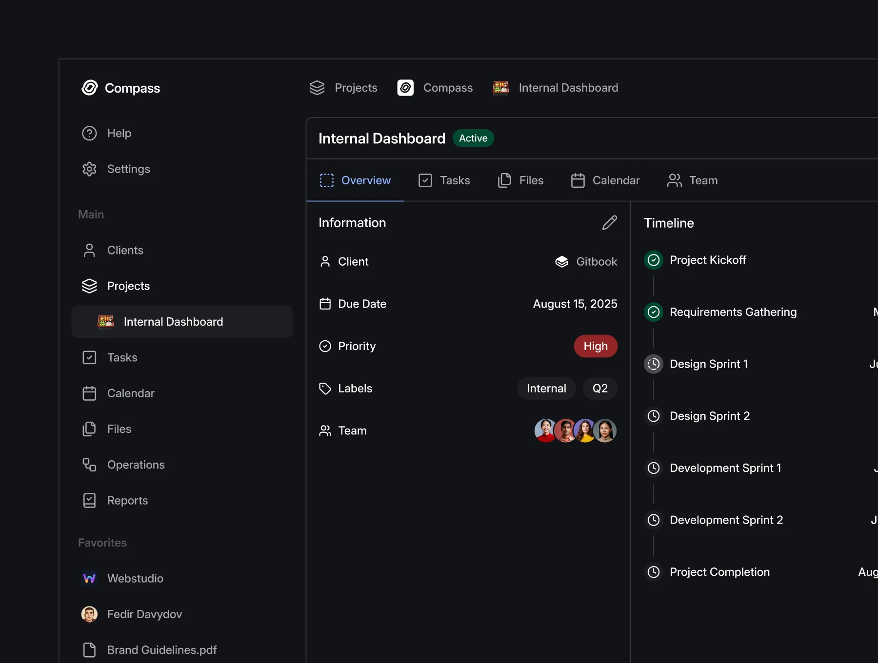 Compass - Minimal CRM Design Kit 7