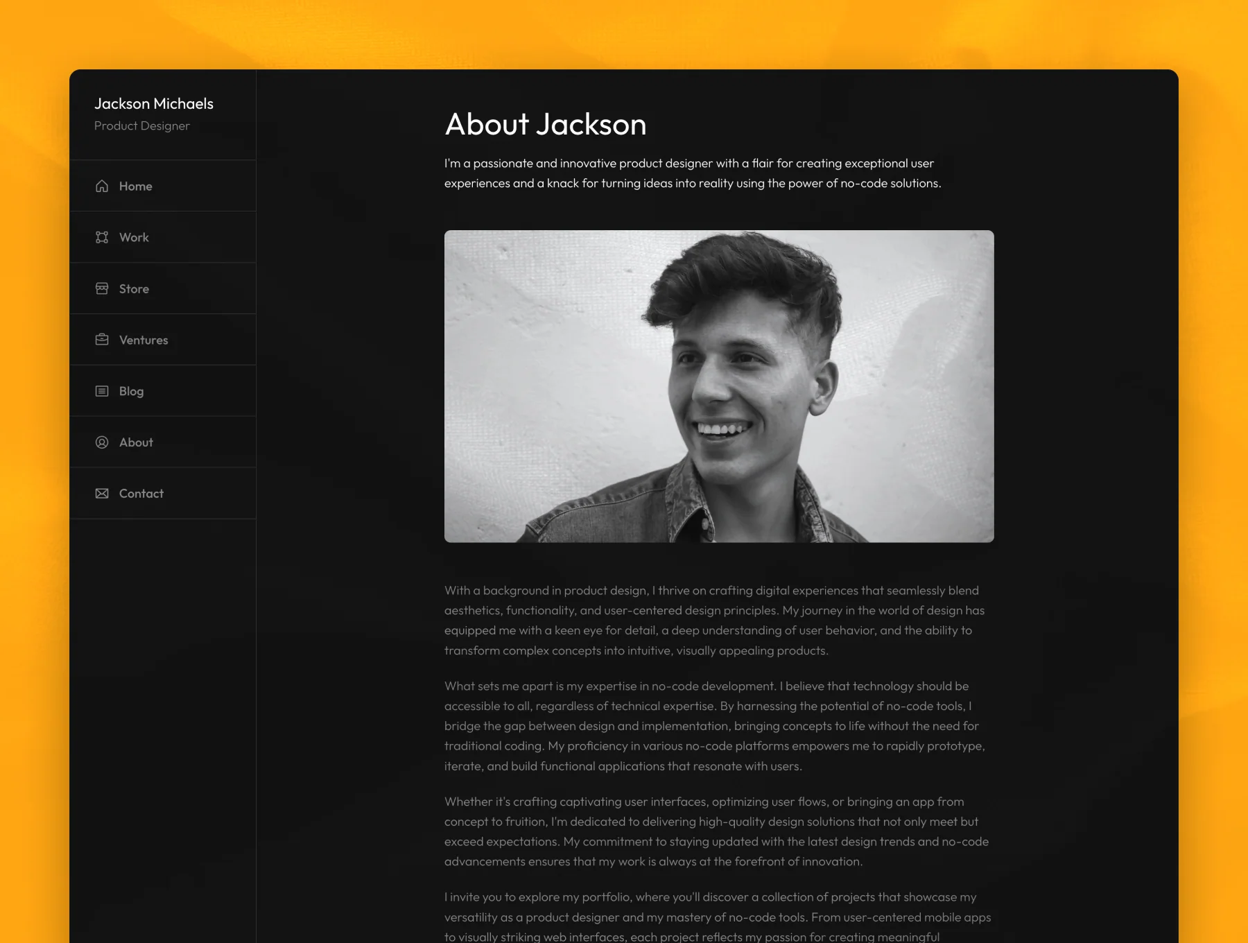 Compo Framer Portfolio Template 8