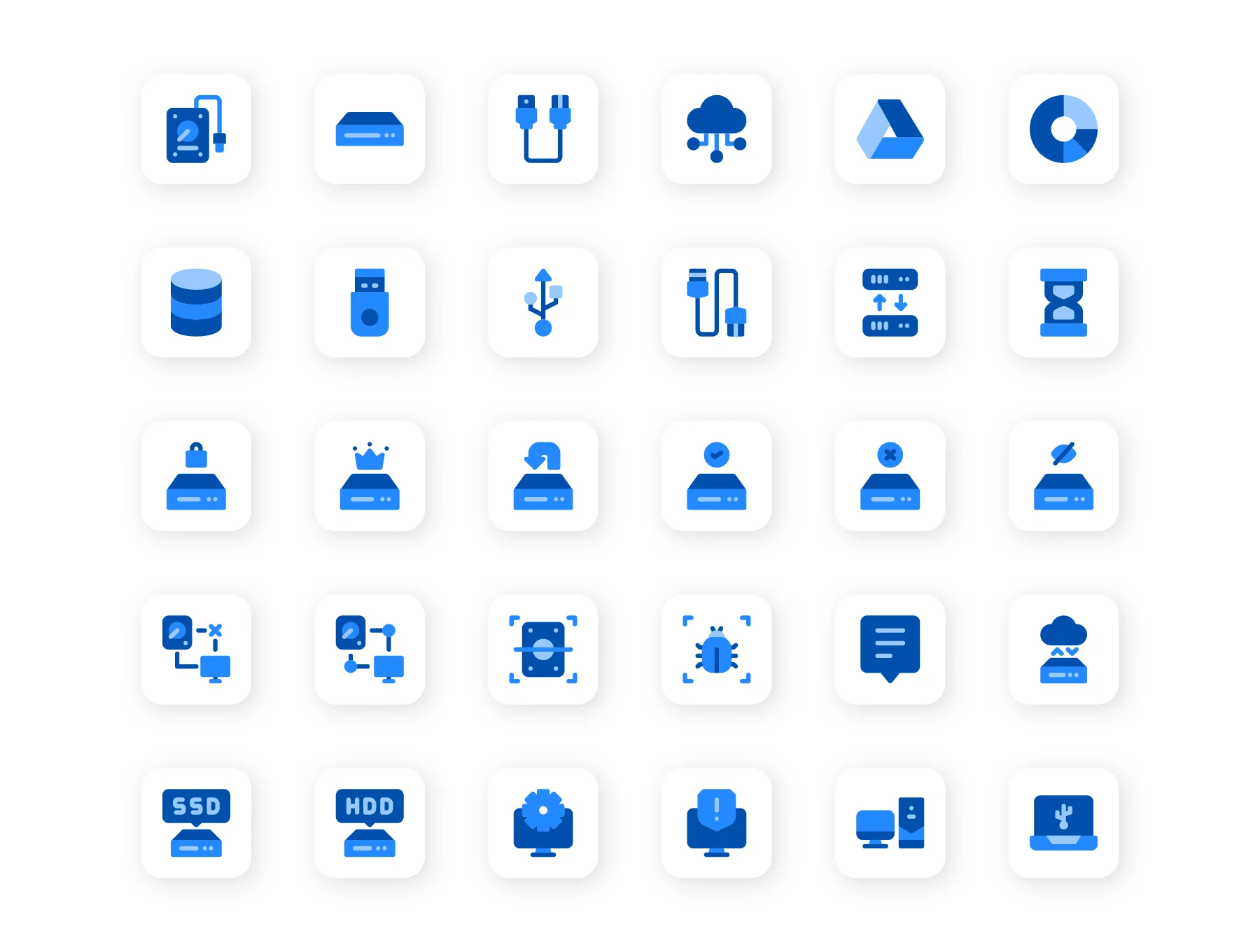 Hard Drive Icon Set 3
