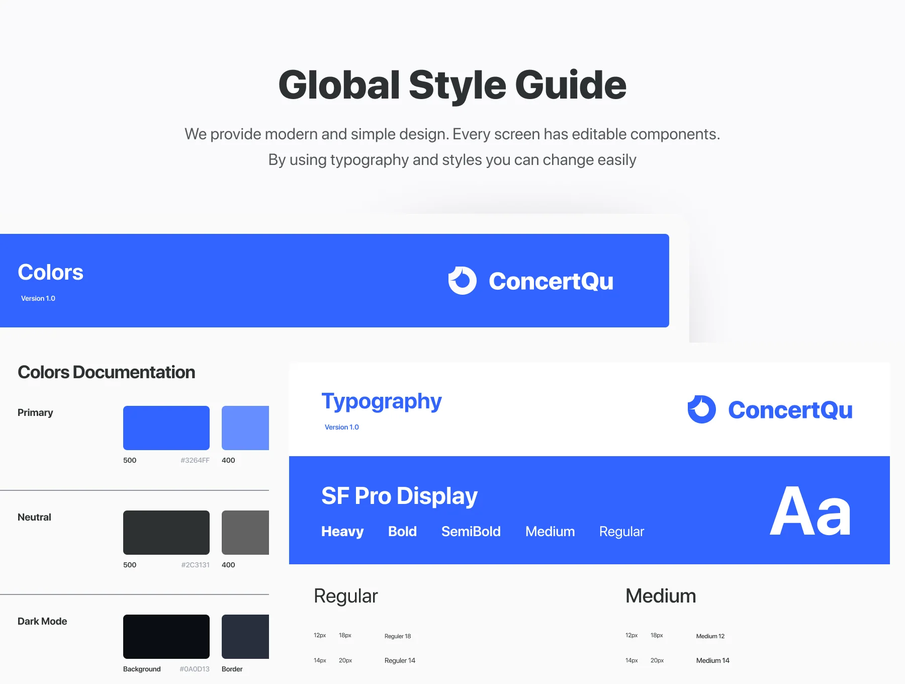 ConcertQu - Event Music App UI Kit 3