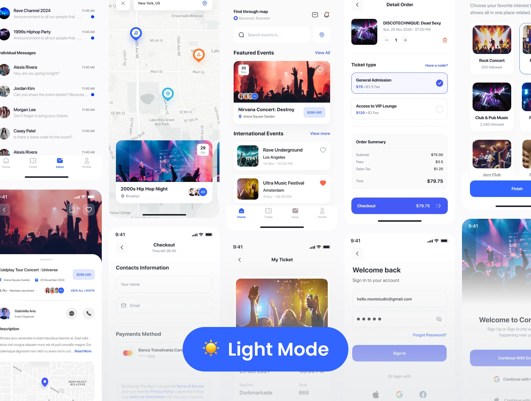 ConcertQu - Event Music App UI Kit 5