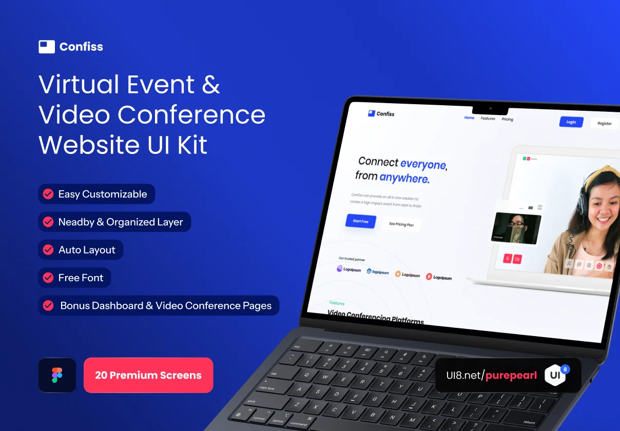 Confiss - Video Conference & Event Management Kit