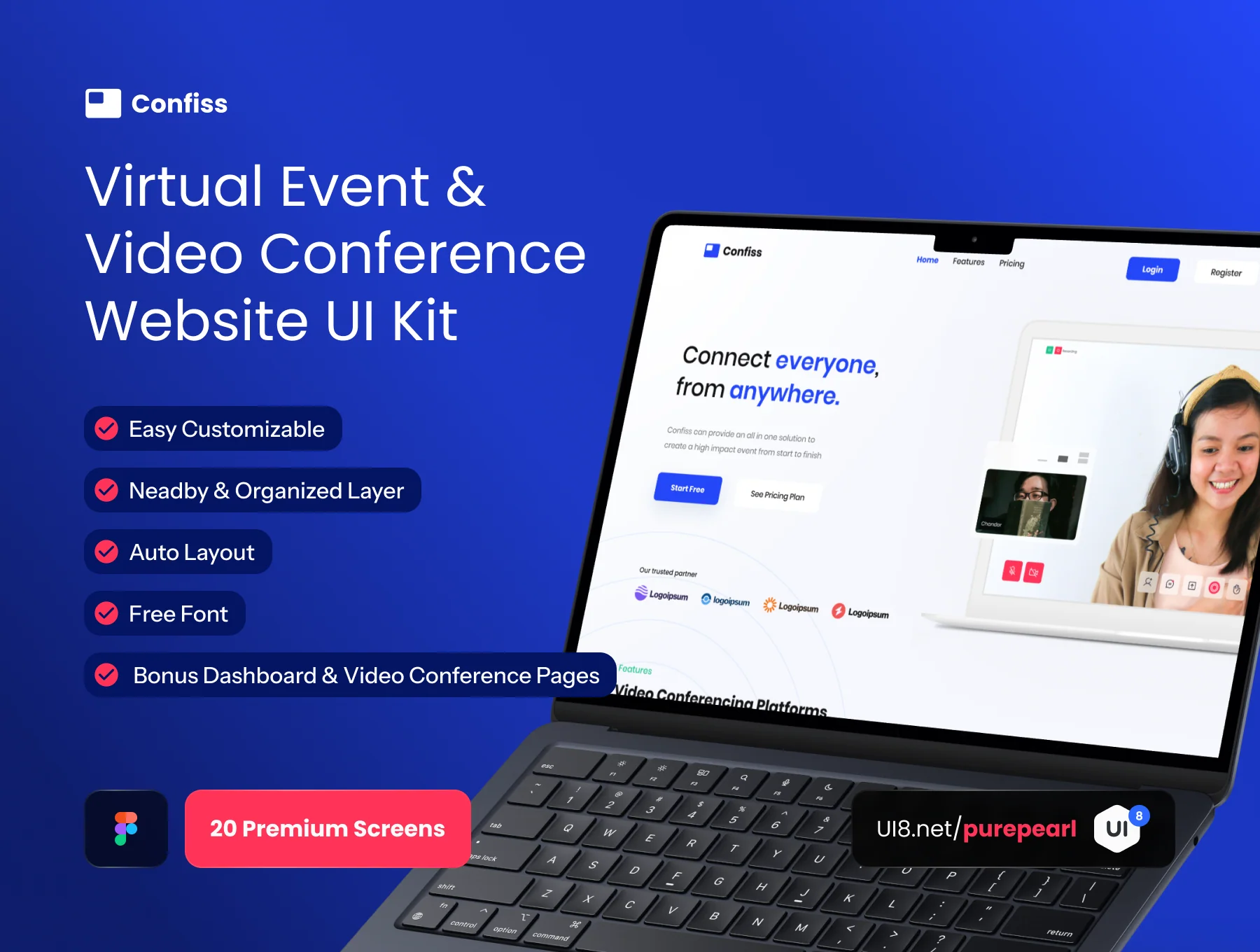 Confiss - Video Conference & Event Management Kit