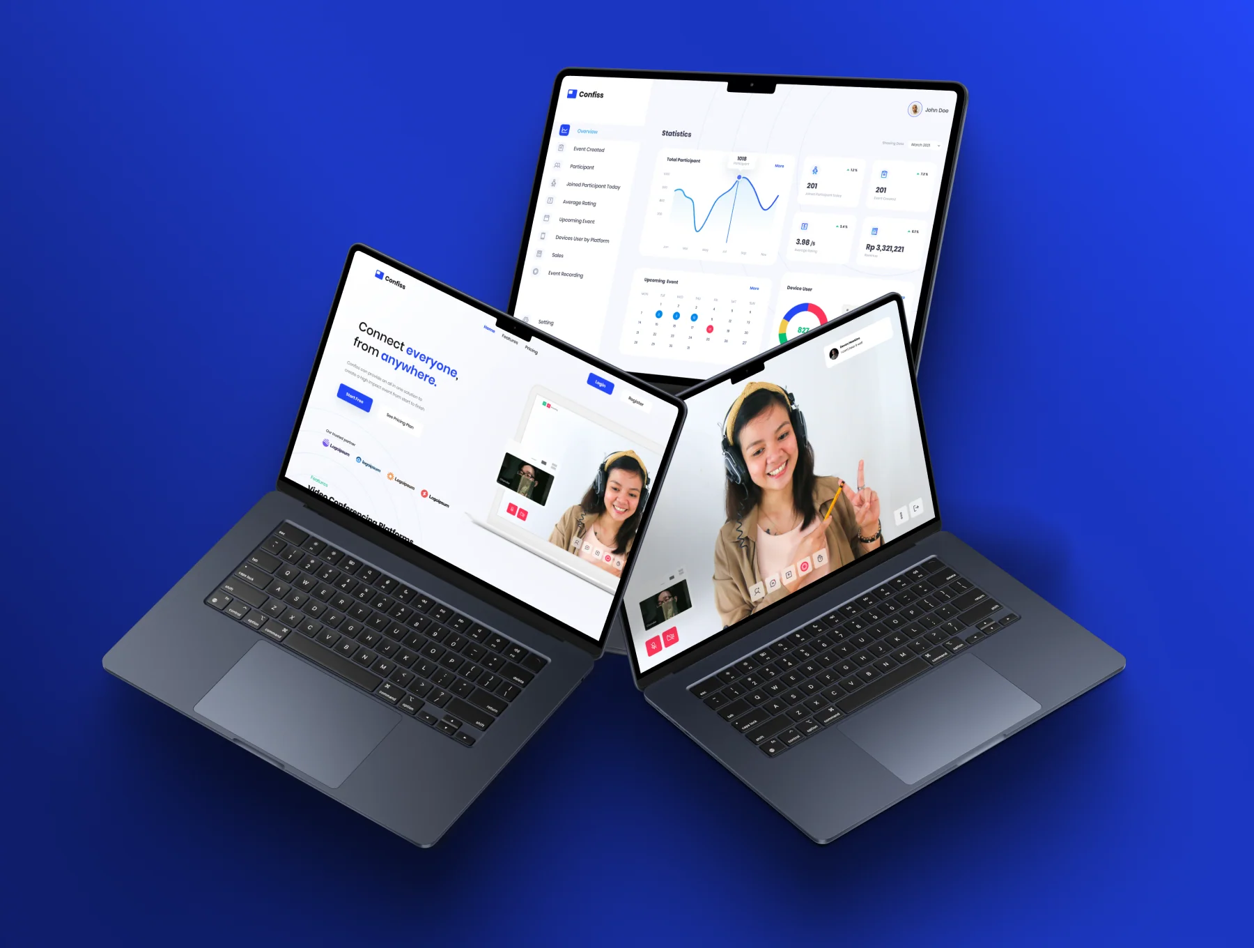 Confiss - Video Conference & Event Management Kit 3