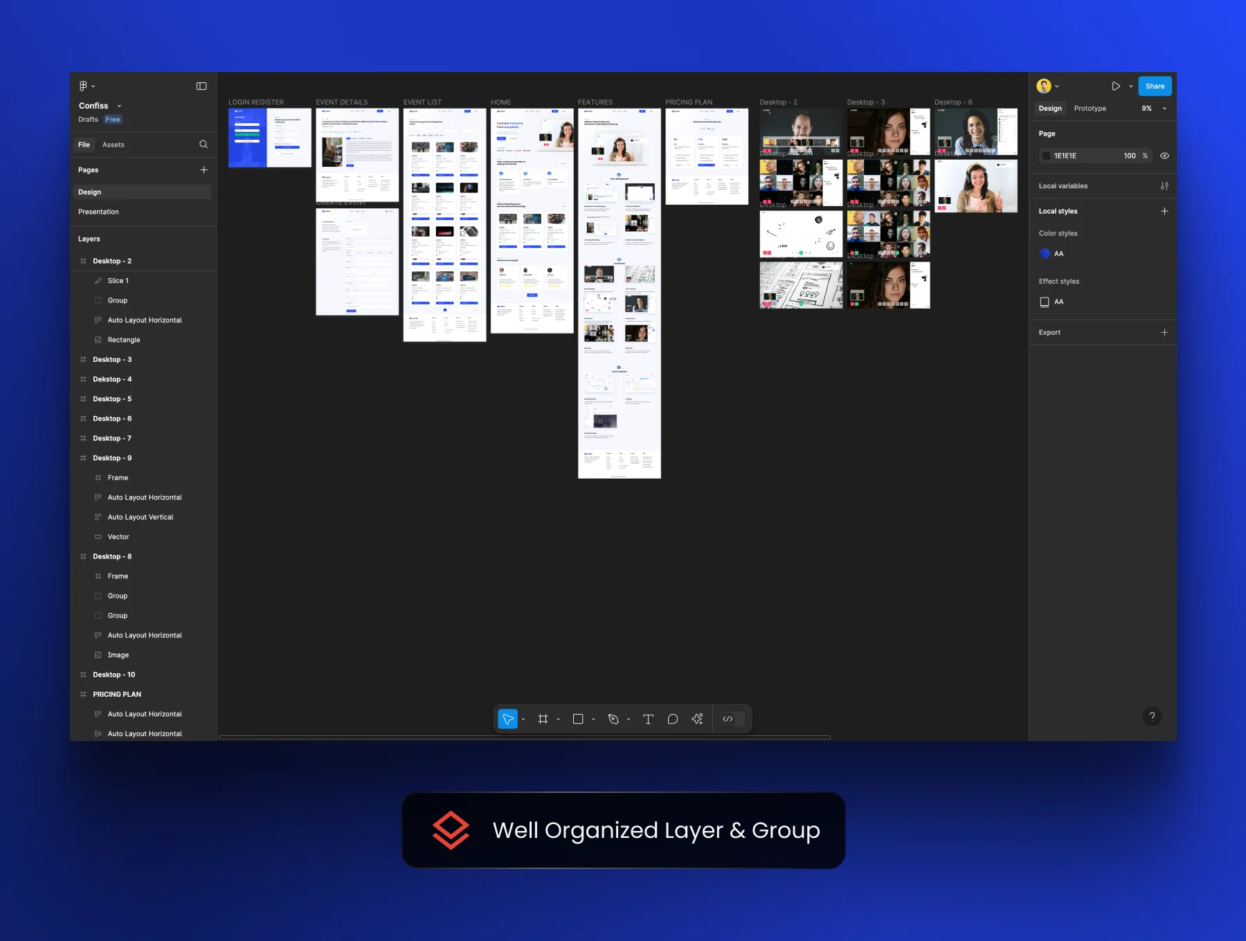 Confiss - Video Conference & Event Management Kit 7