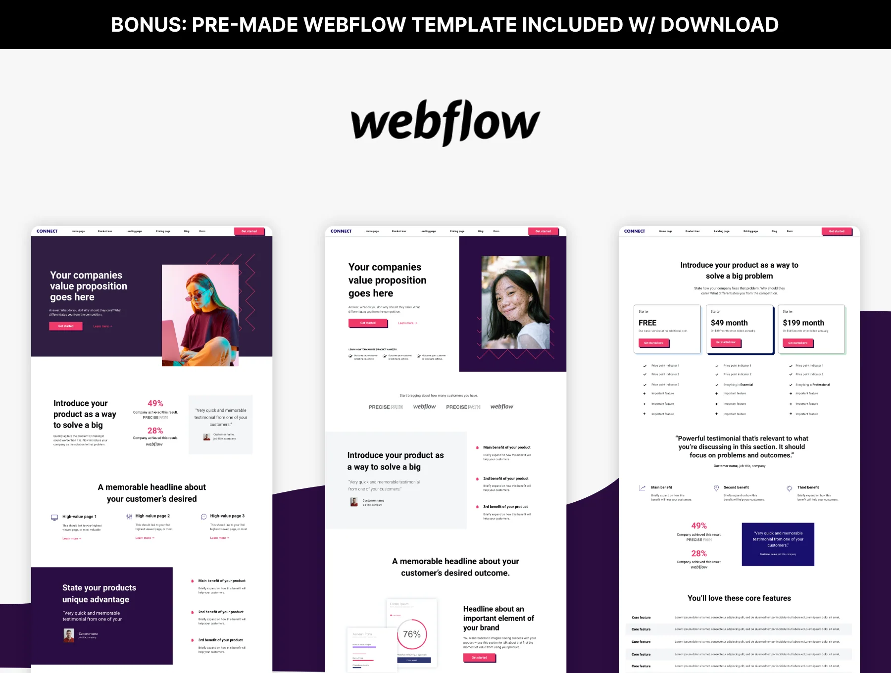 Connect | Plug & Play Website Kit for Startups 6