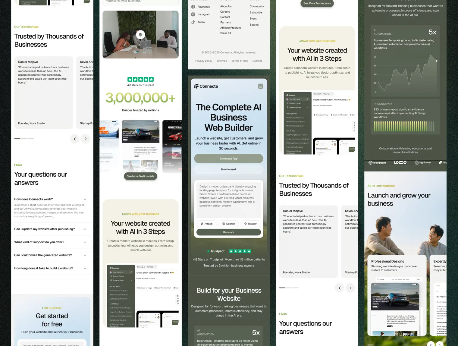 Connecta - AI Bussines Template Website 3