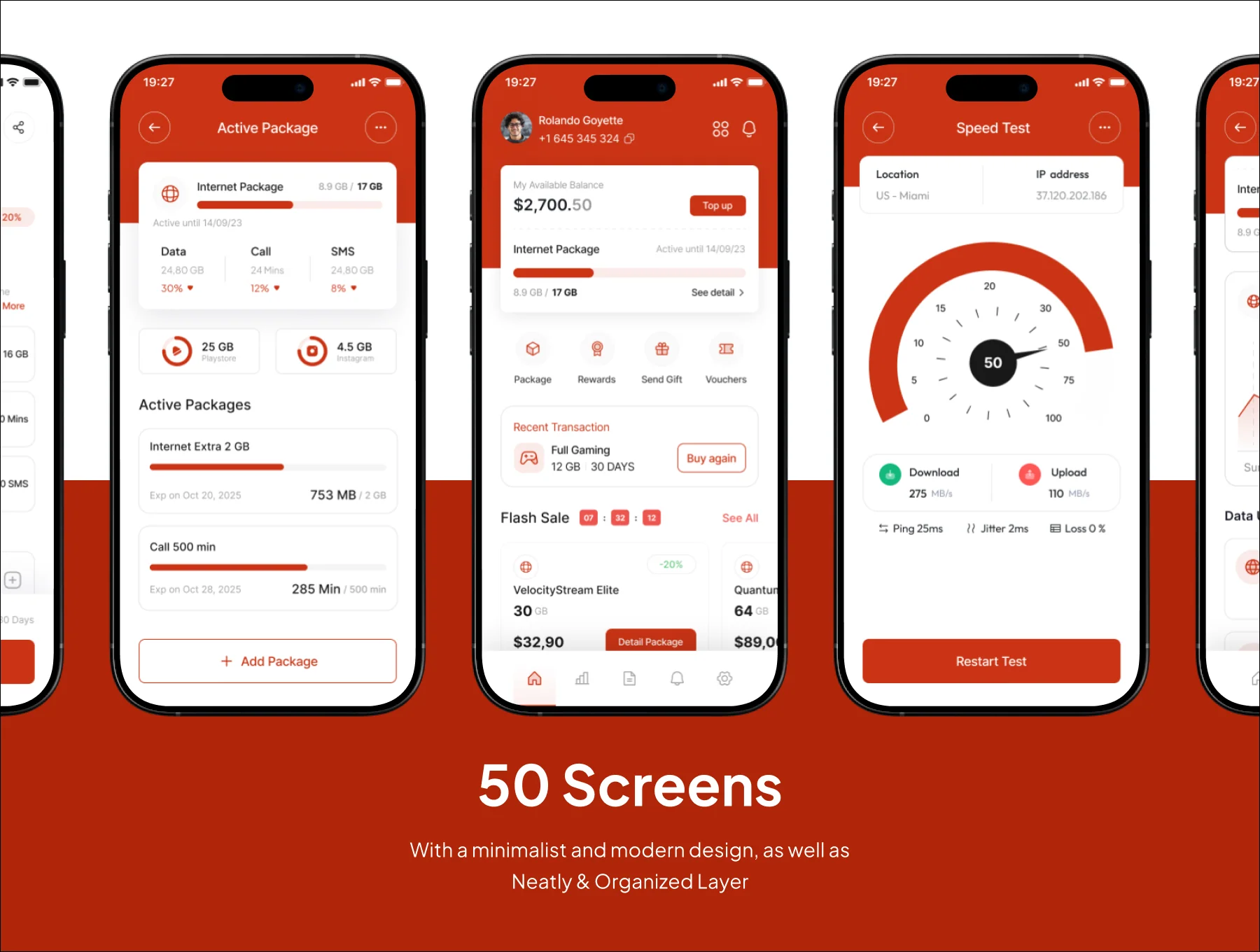 Connecto - Internet Provider Premium UI KIts App 4