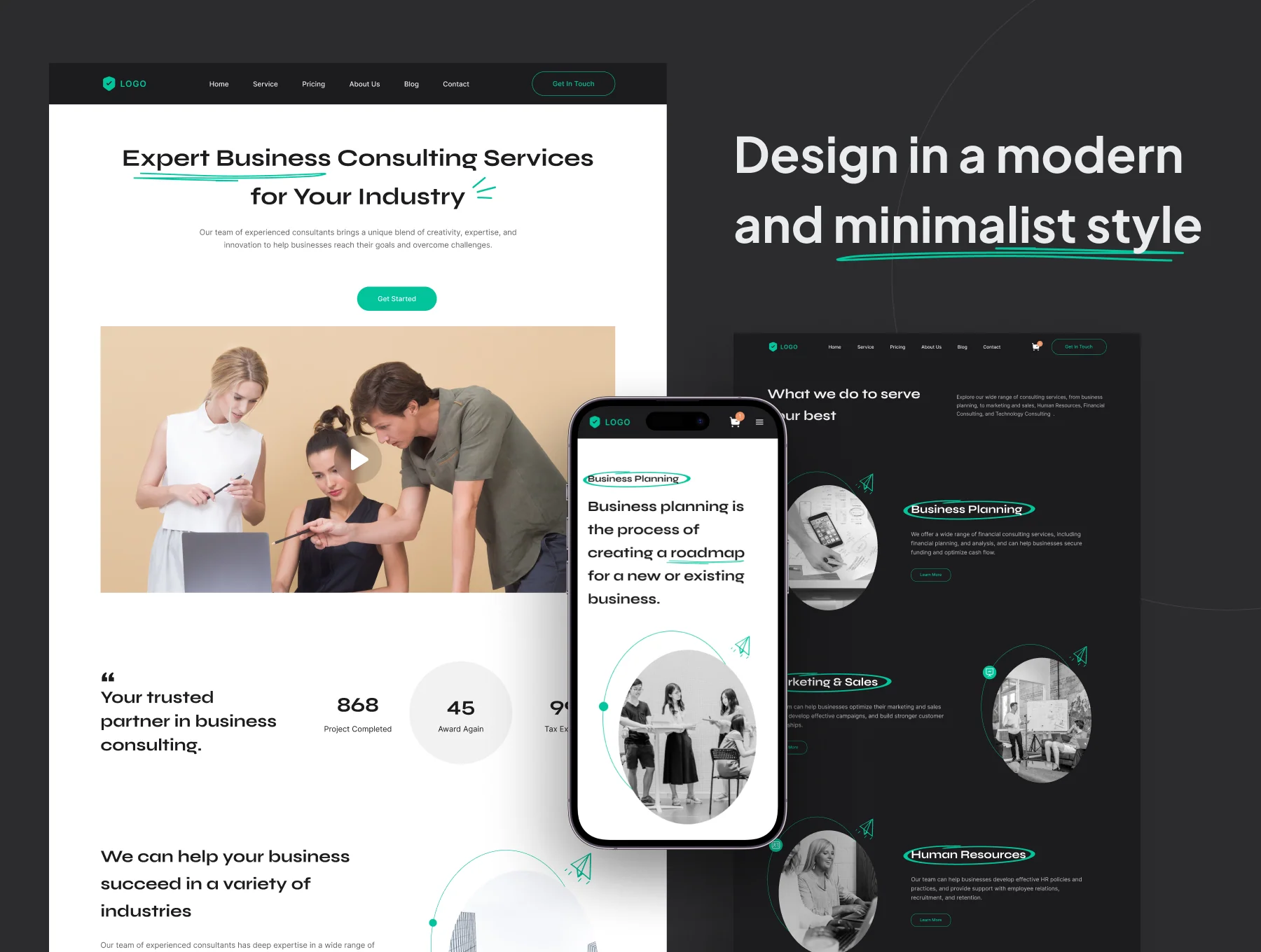 CONSCA - Business Consulting Web Templates 2