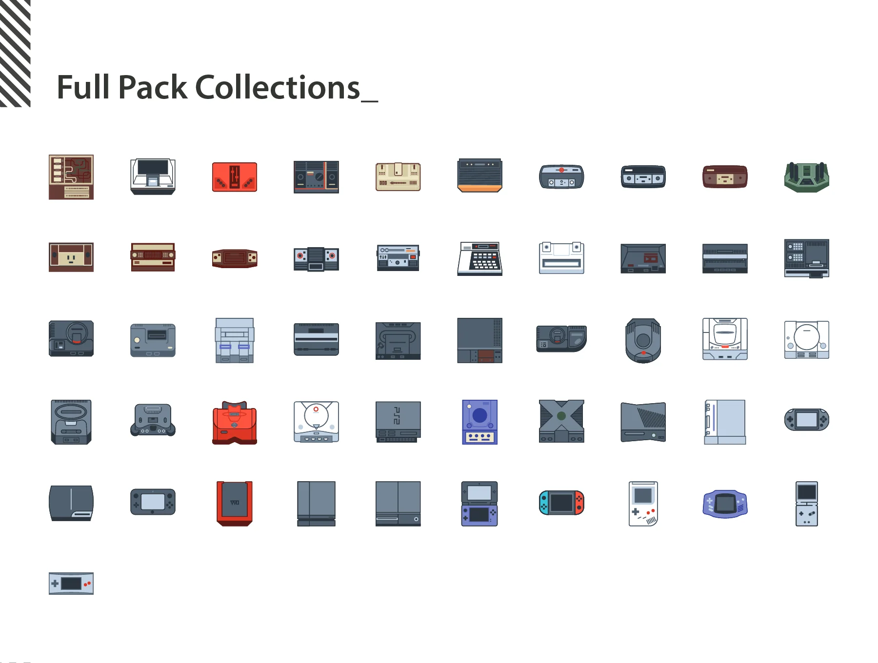 153 Console Game Icons Set 5