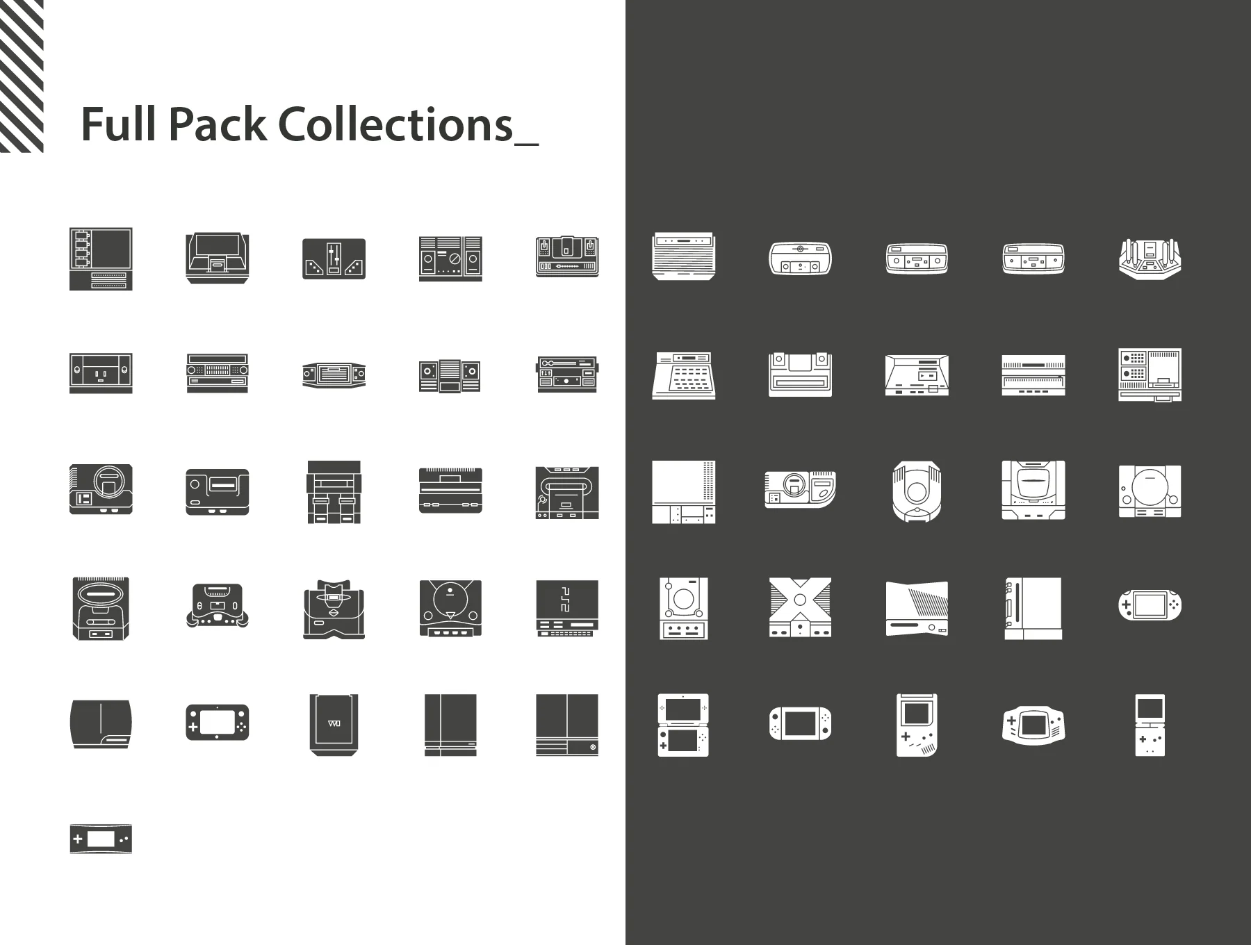 153 Console Game Icons Set 6
