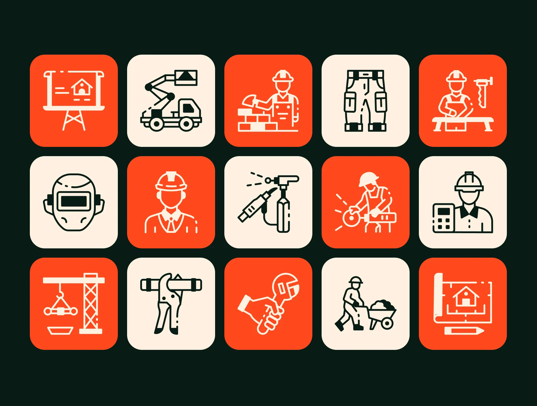 Construction Icon Collection 5