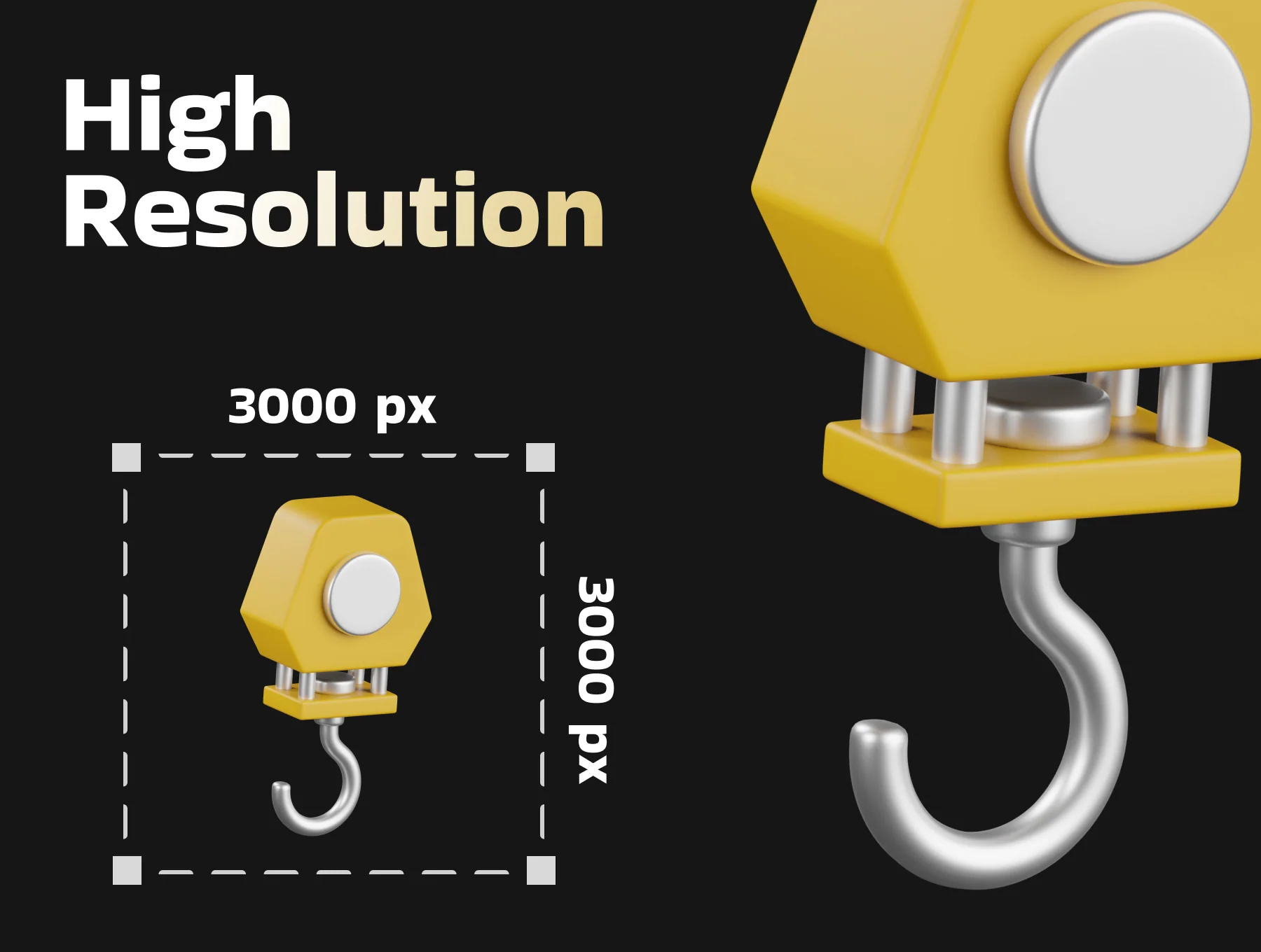 Construction Tool 3D Icon Pack 2