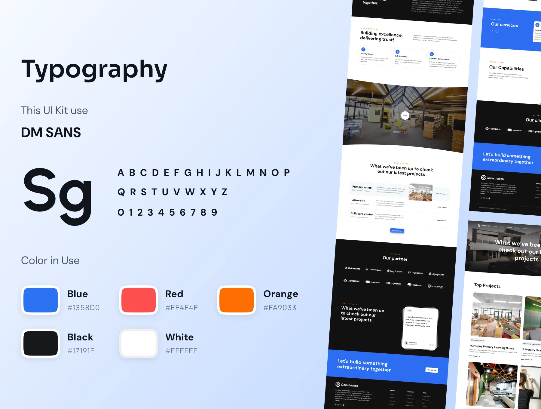Constructo - Multipurpose Company Landing Page UI Kit 5