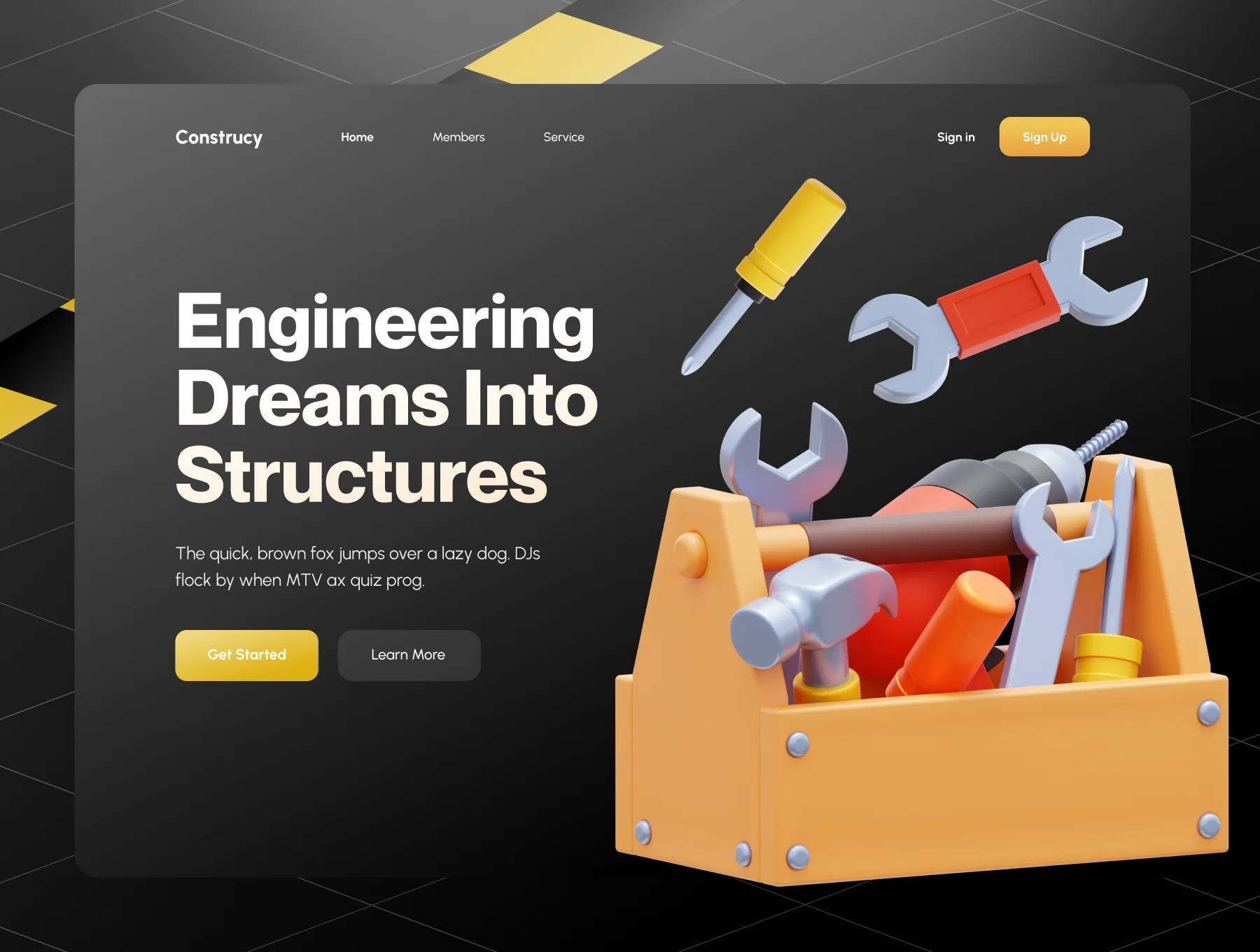 Construcy - Construction 3D Icon Set 6
