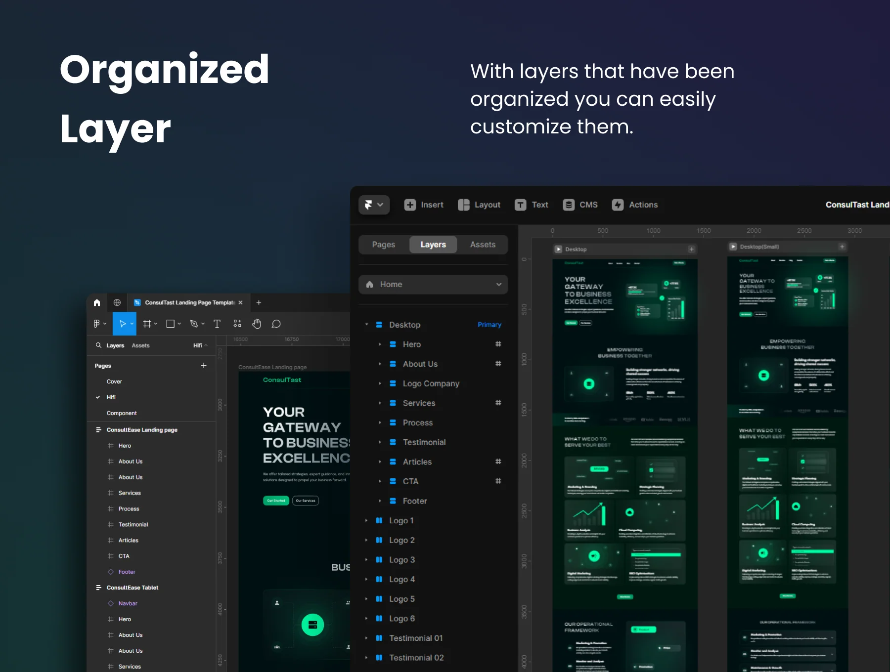 ConsulTast - Business Consulting Landing Page Template 4