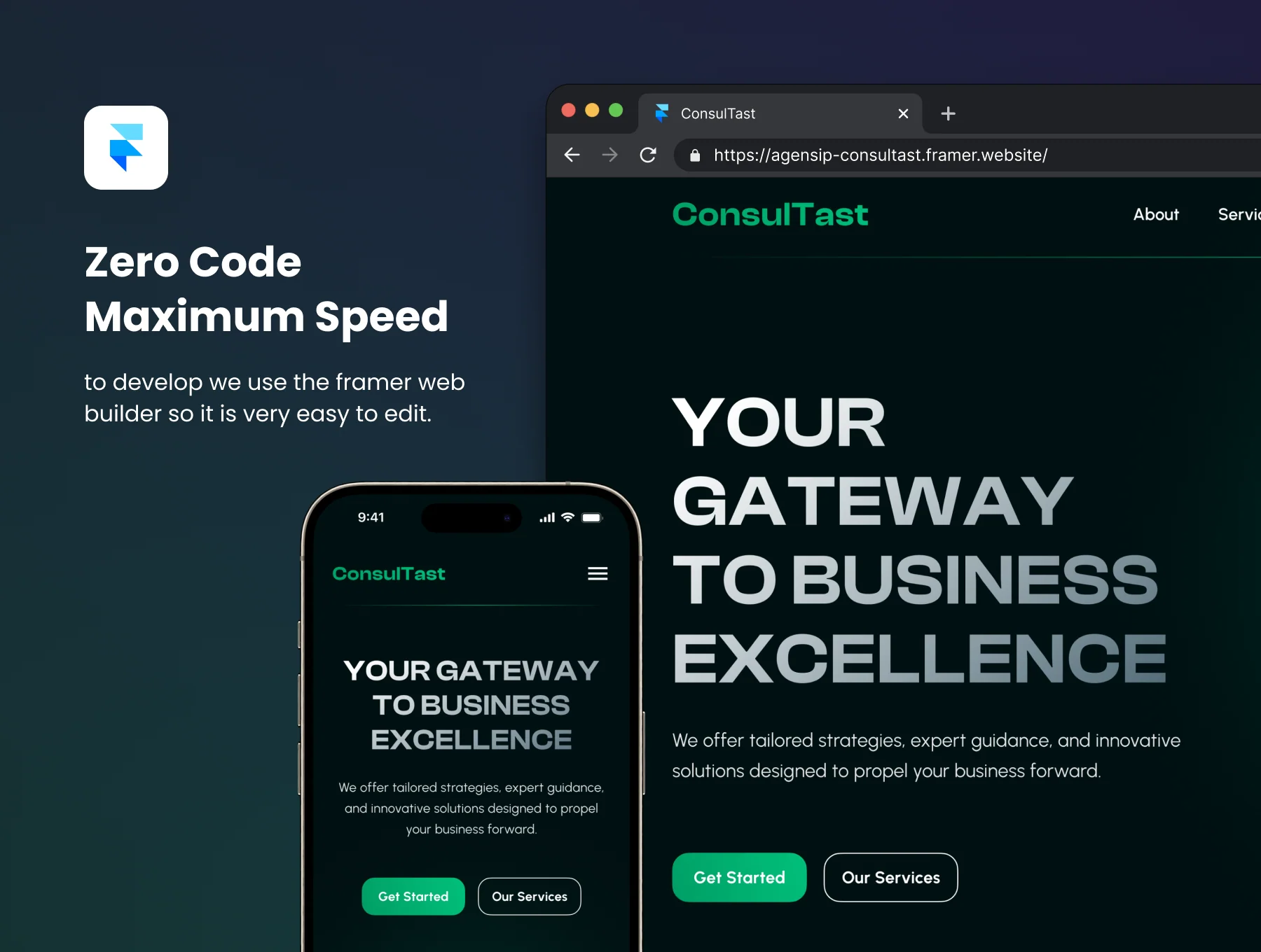 ConsulTast - Business Consulting Landing Page Template 6