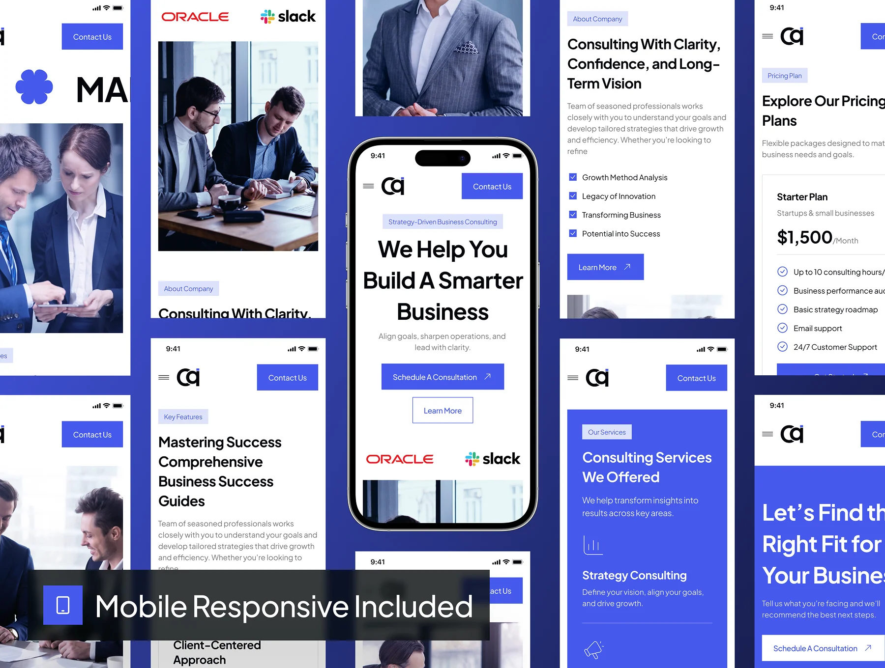 Consultiq - Business Consulting Website UI Kit 9
