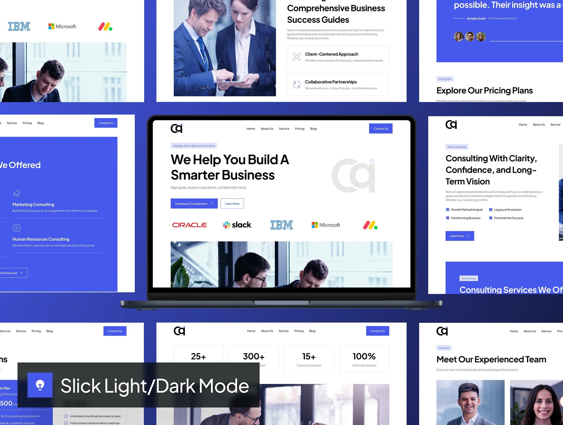 Consultiq - Business Consulting Website UI Kit 4