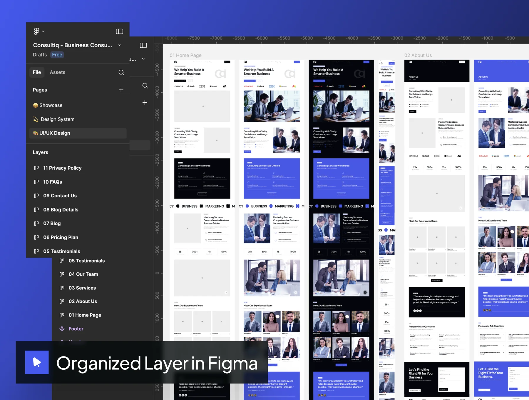 Consultiq - Business Consulting Website UI Kit 8