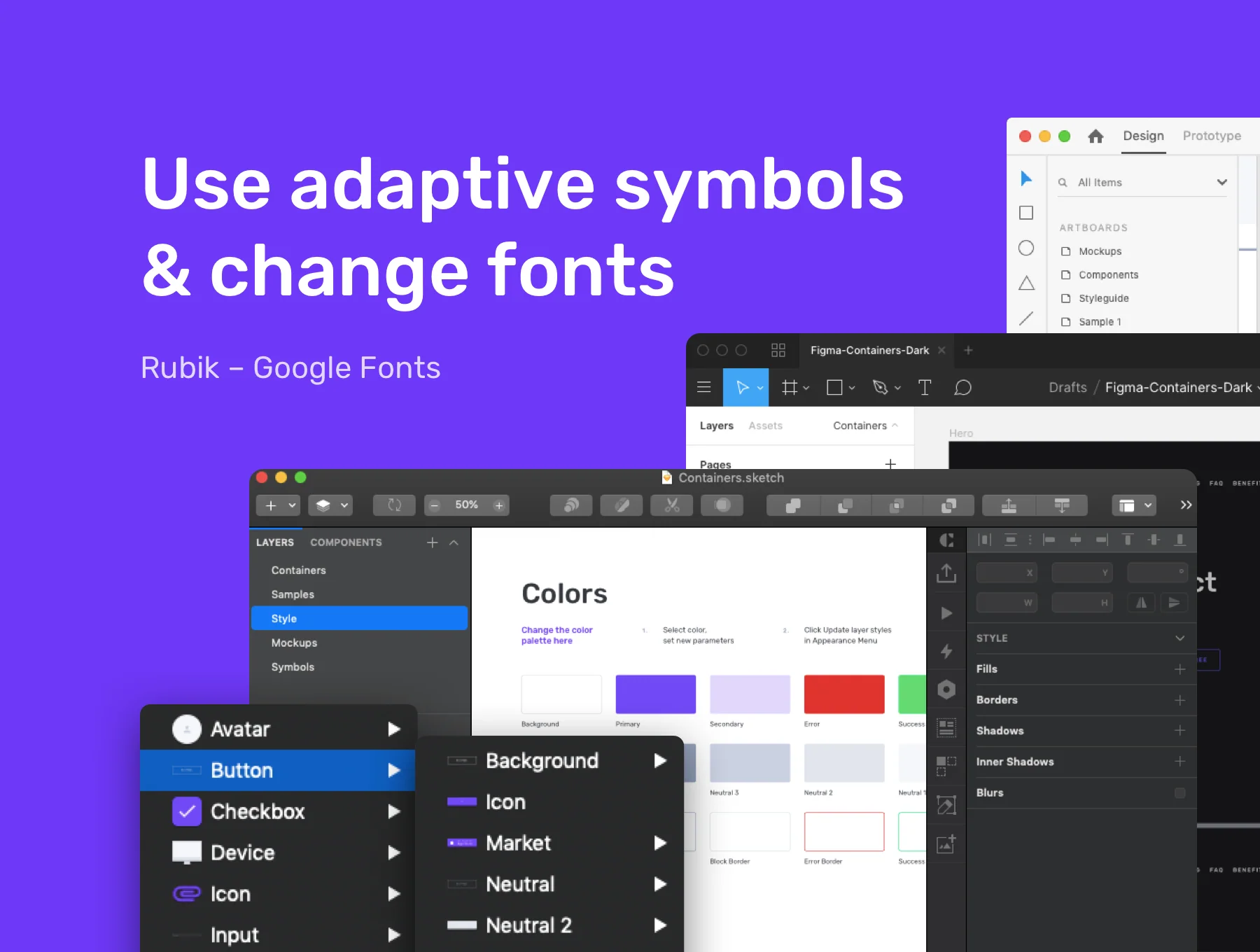 Containers Web Wireframe Kit 3