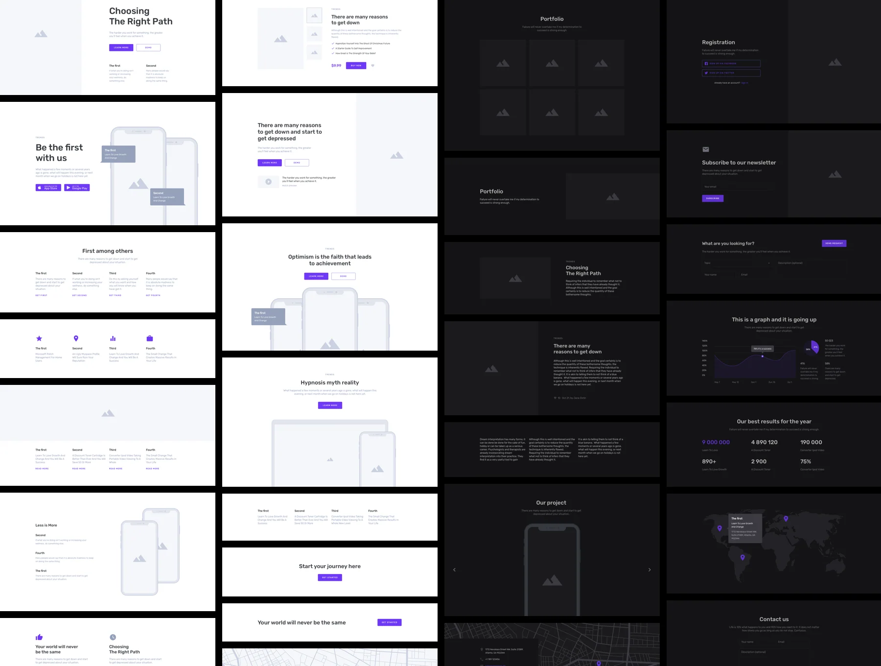 Containers Web Wireframe Kit 6