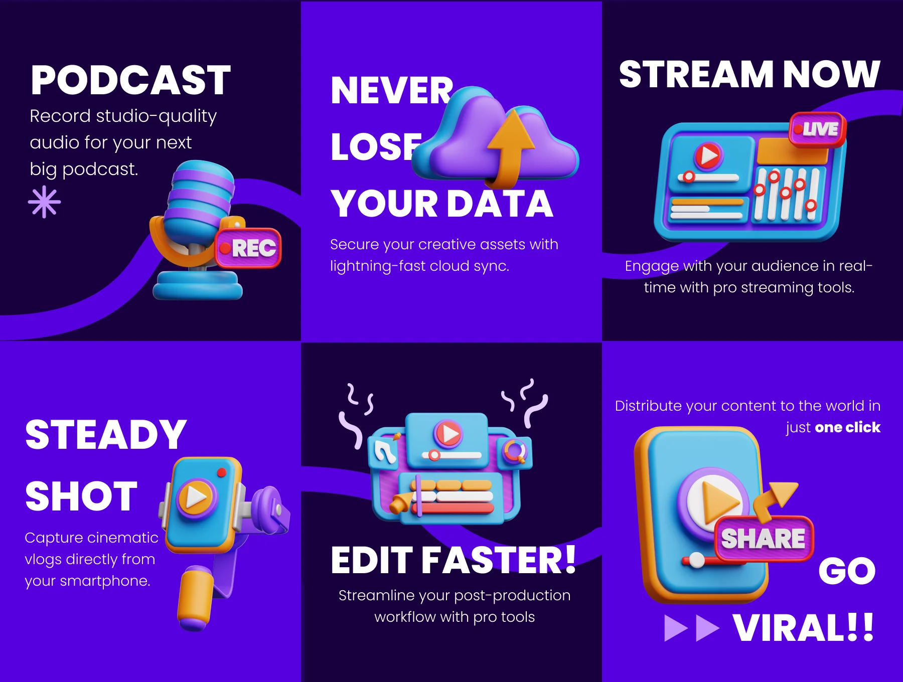 Content Creator Essentials 3D Illustration 5