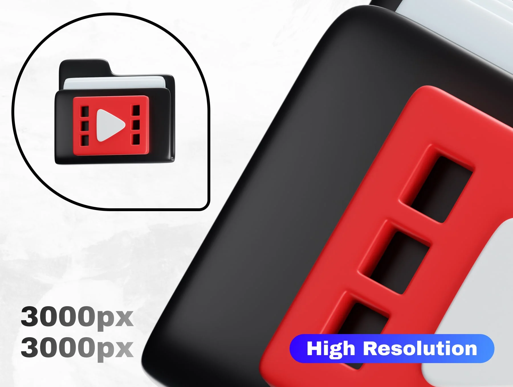 Content Management System 3D Icon Set 2
