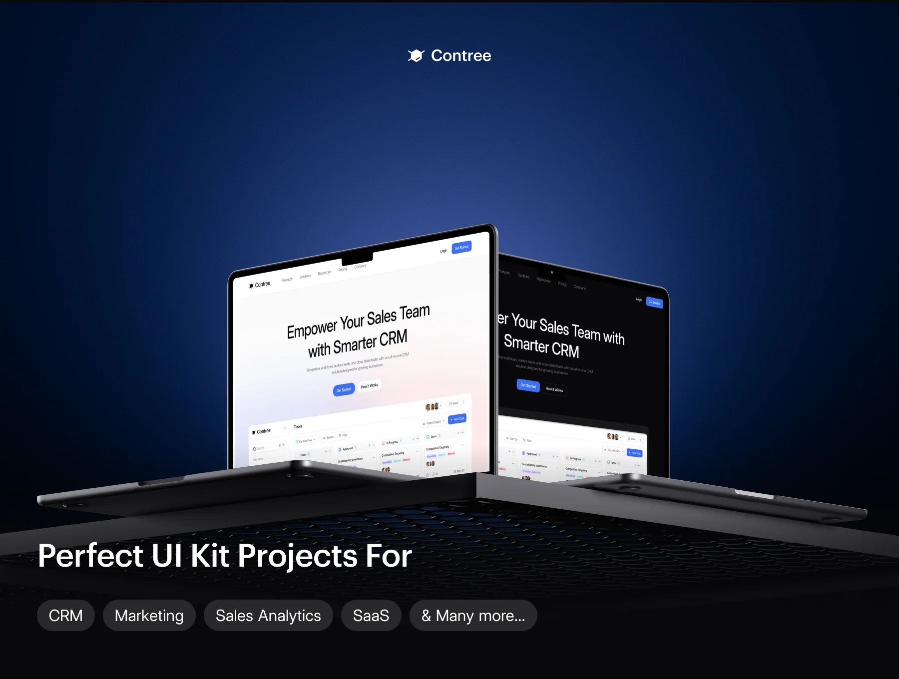 Contree - CRM Website Template UI Kit 3