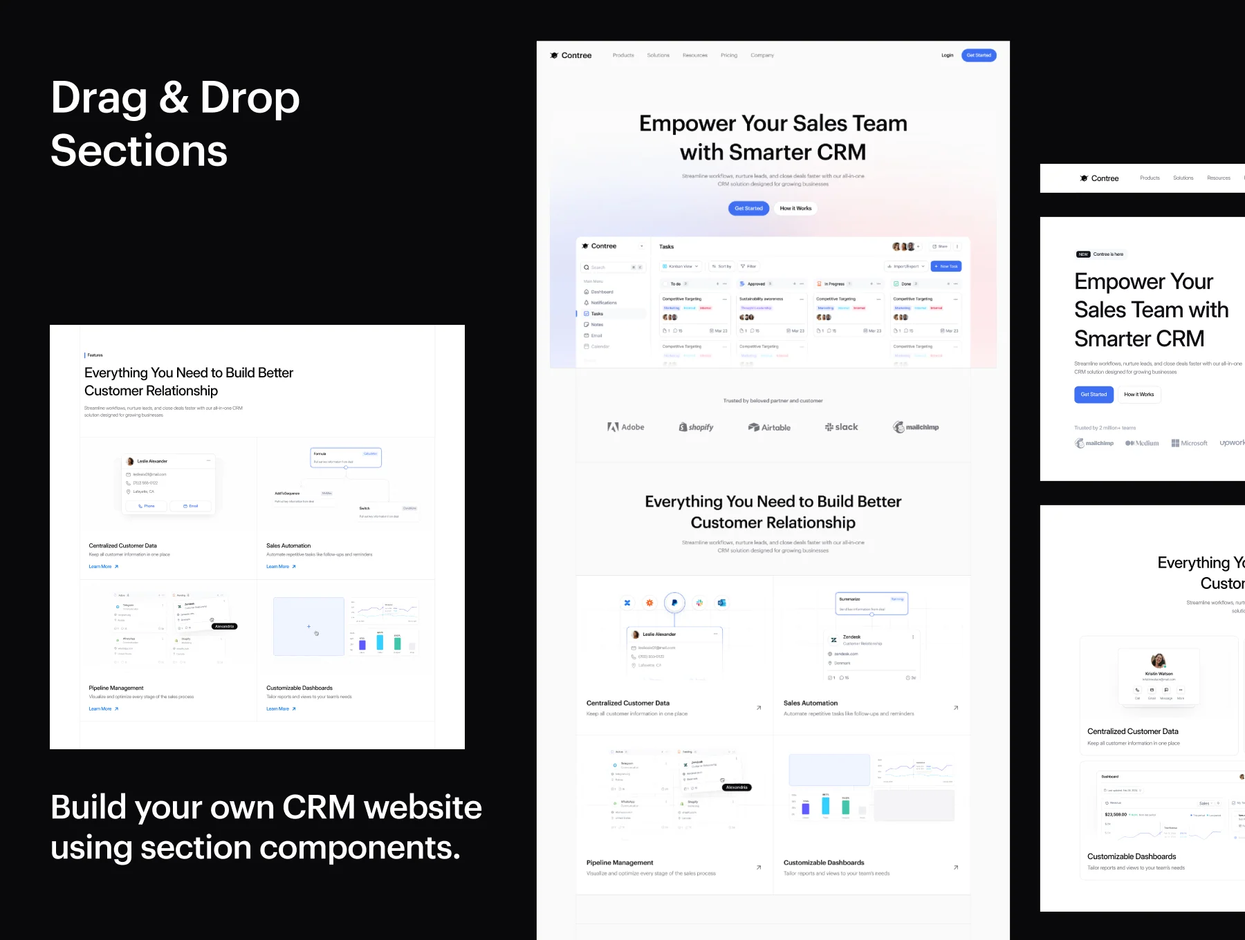 Contree - CRM Website Template UI Kit 7
