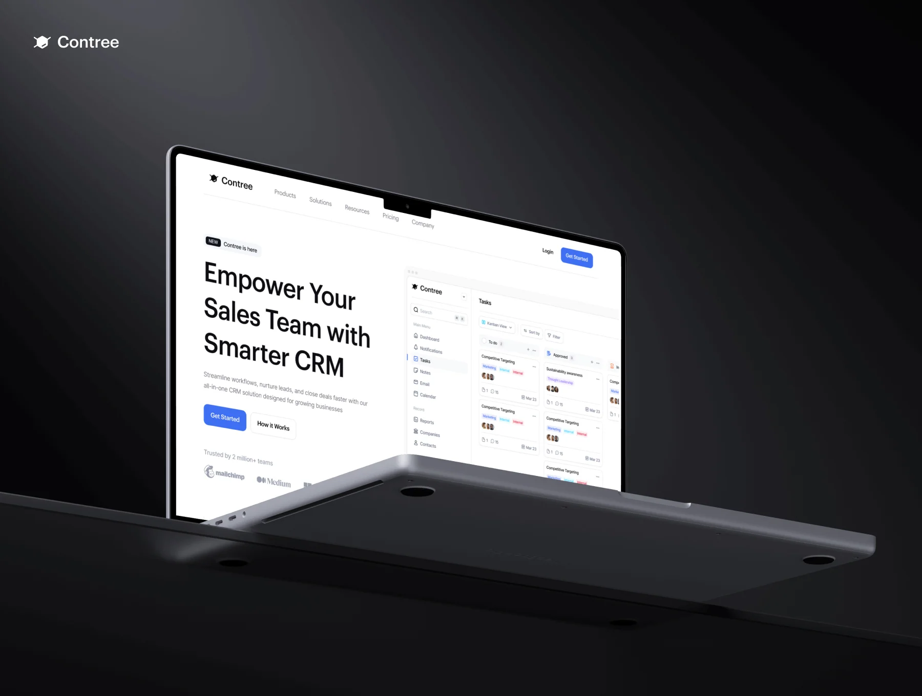 Contree - CRM Website Template UI Kit 8