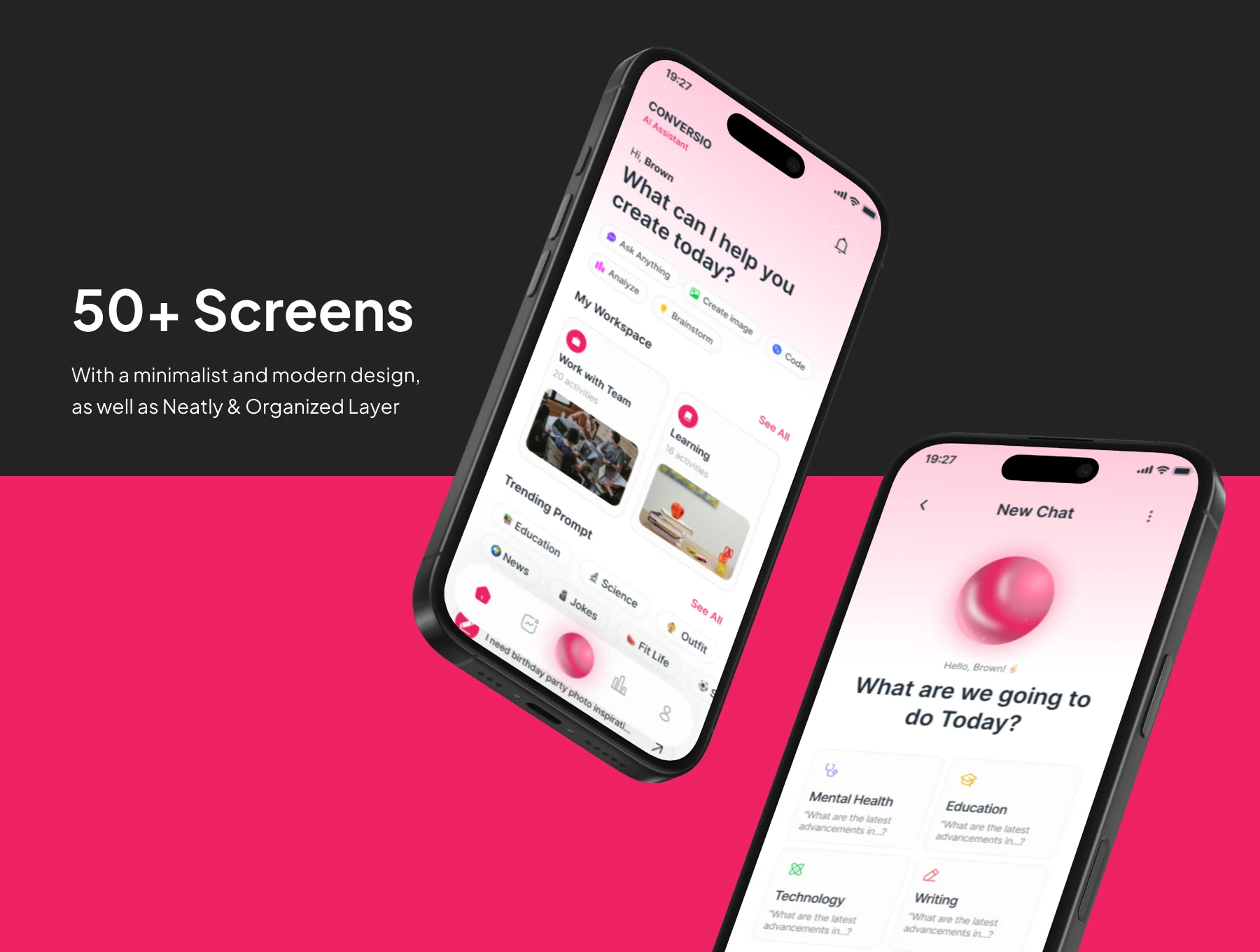 Conversio - AI Chatbot App Ui Kits 3