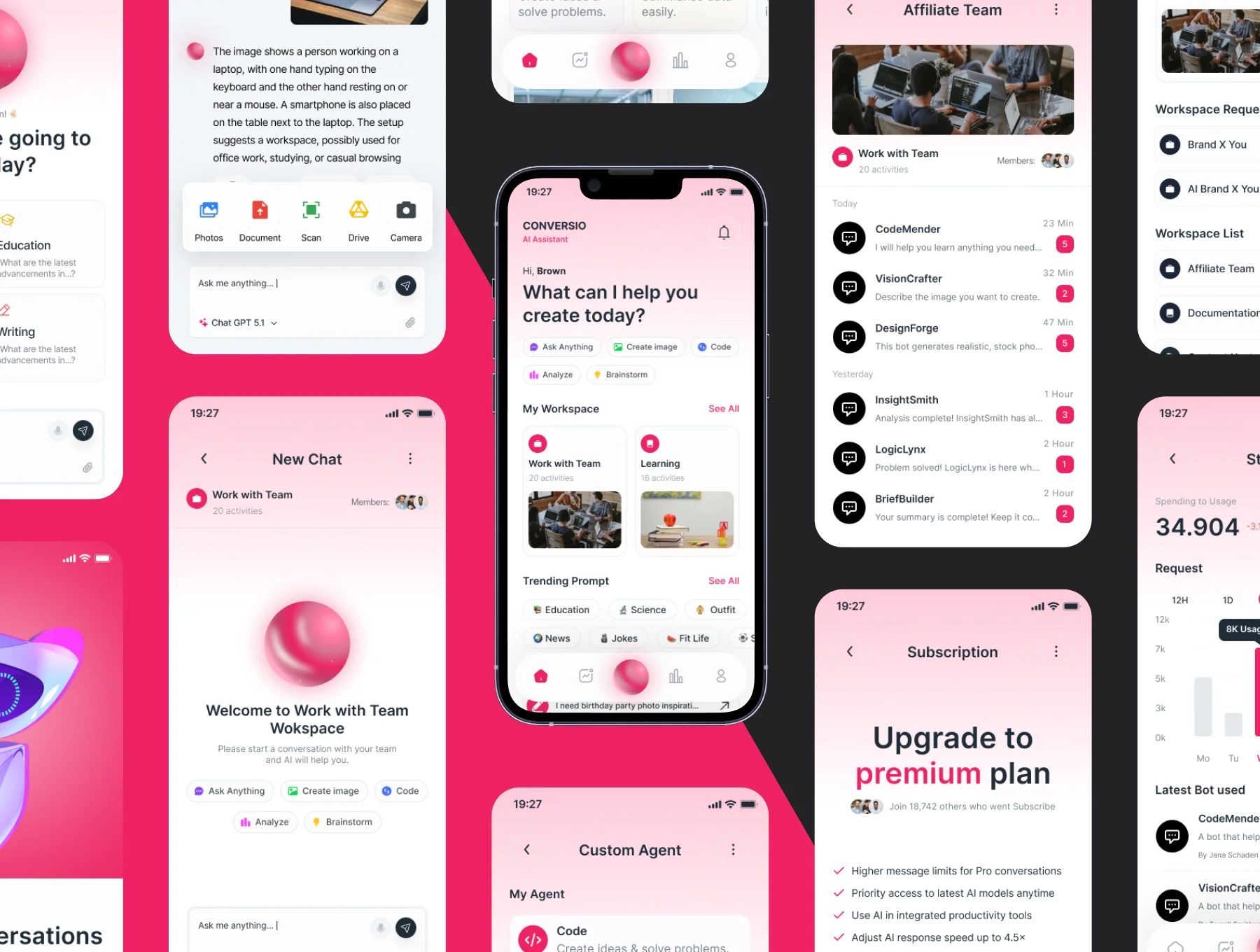 Conversio - AI Chatbot App Ui Kits 5