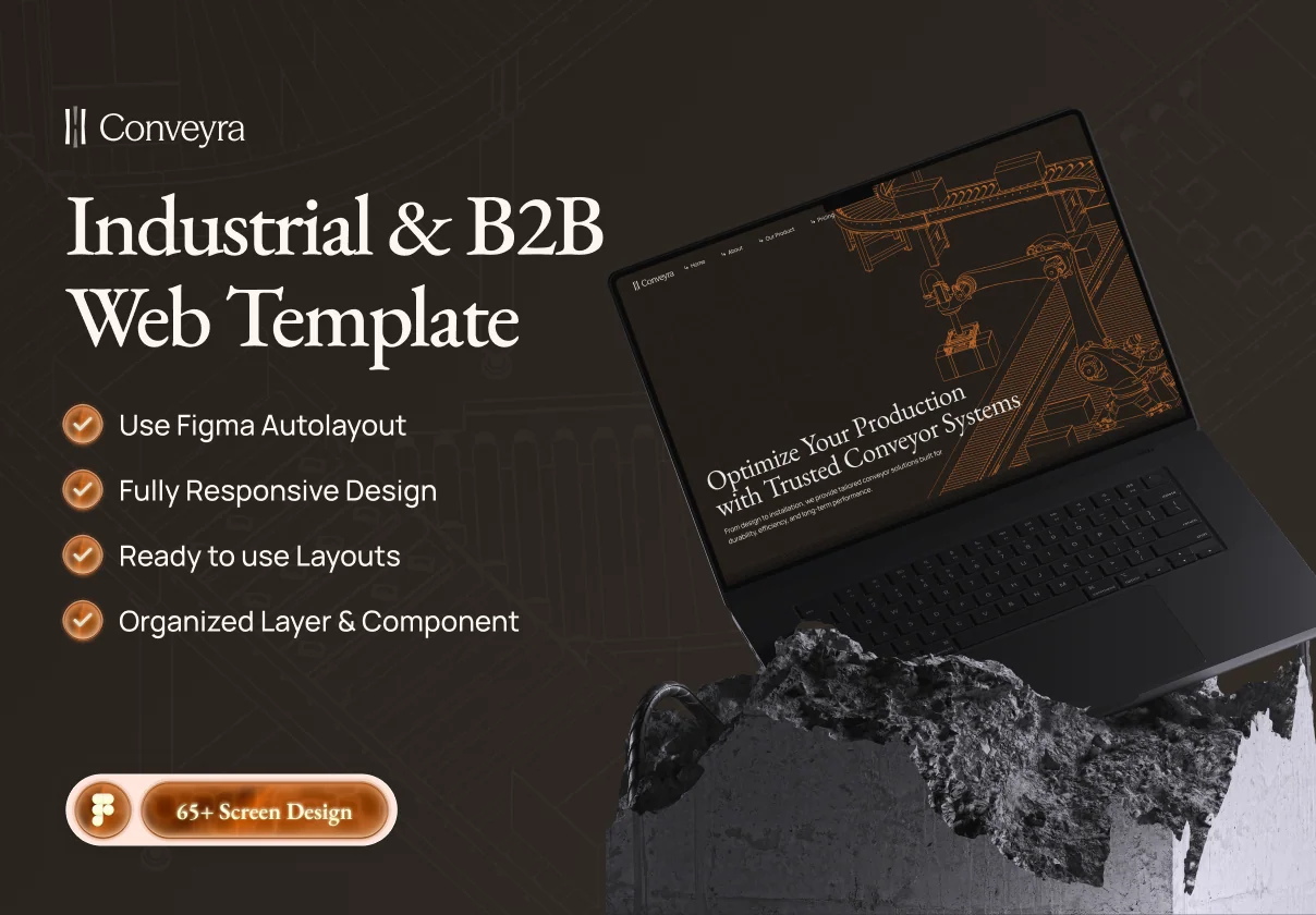 Conveyra - Industrial & B2B Web Template