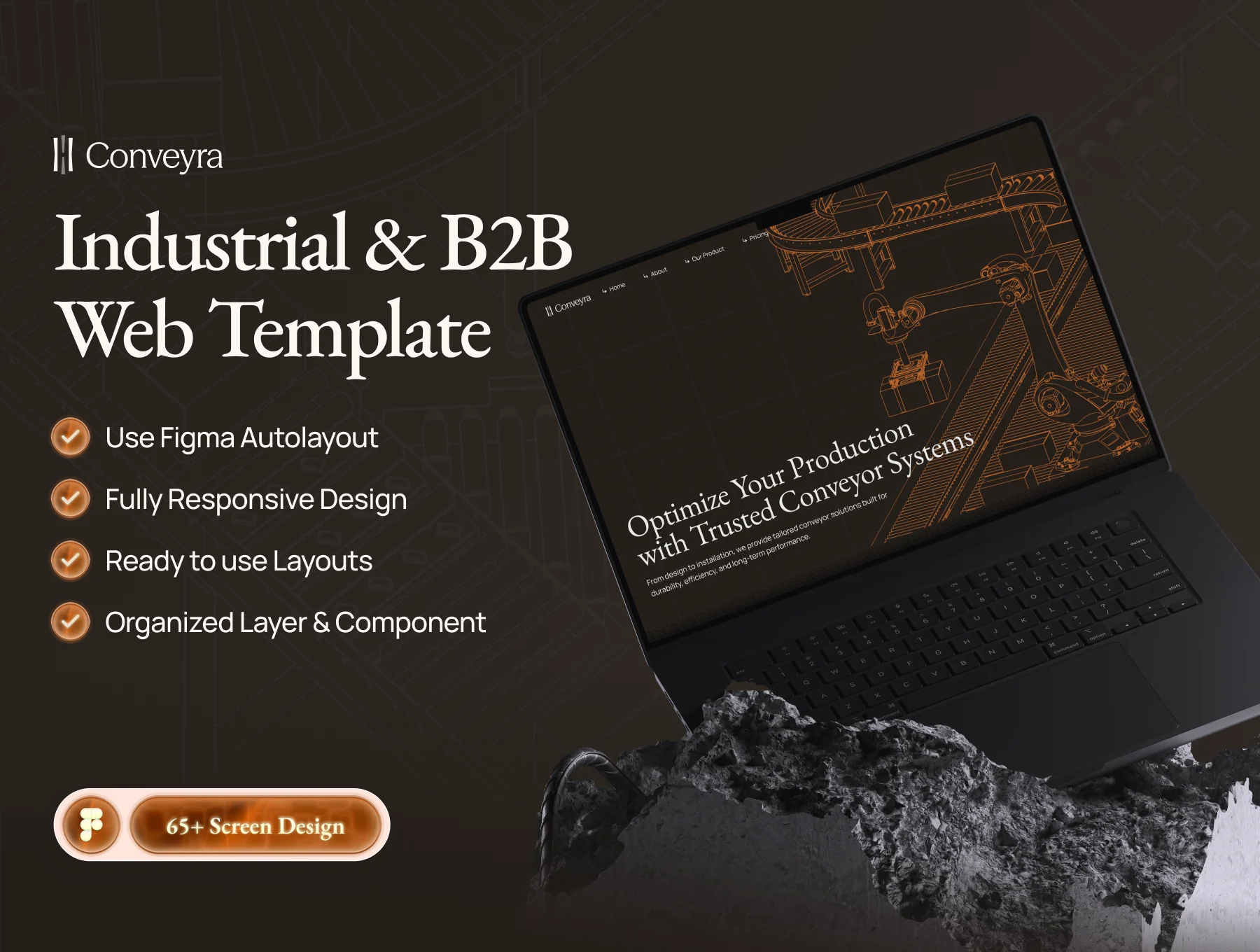 Conveyra - Industrial & B2B Web Template