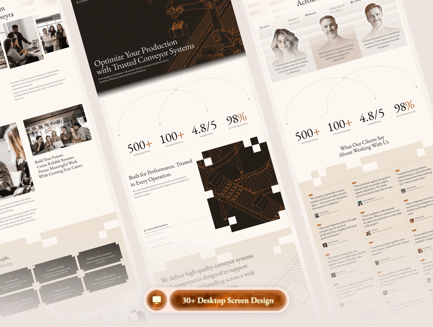 Conveyra - Industrial & B2B Web Template 3