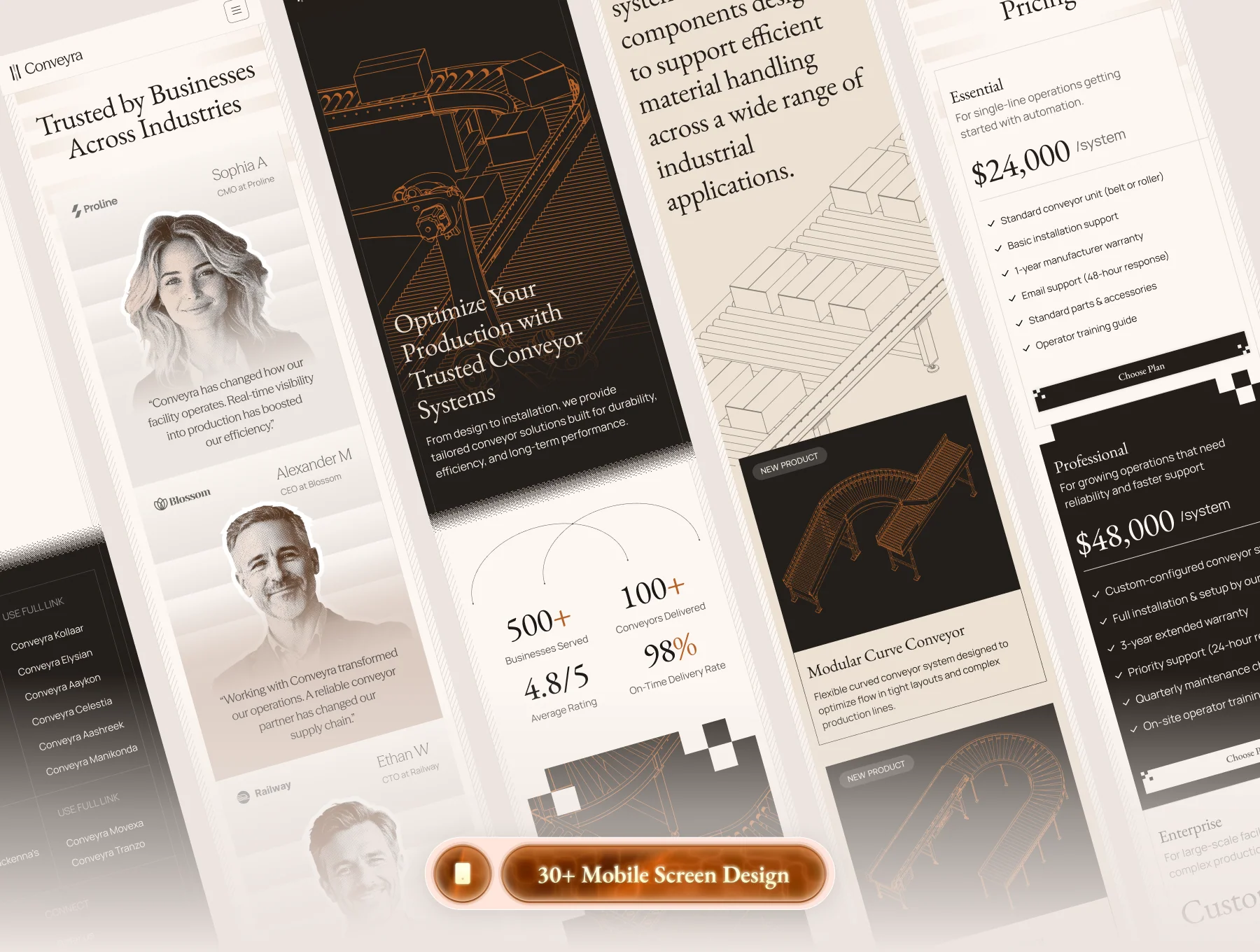 Conveyra - Industrial & B2B Web Template 4