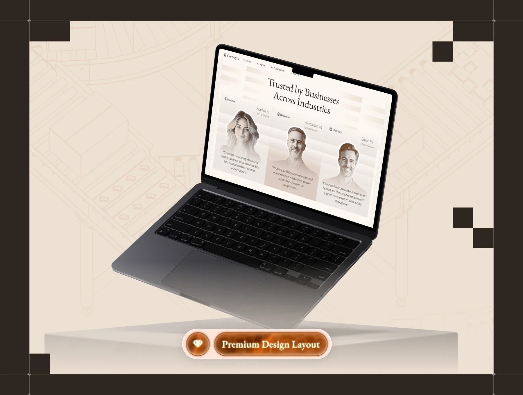 Conveyra - Industrial & B2B Web Template 6