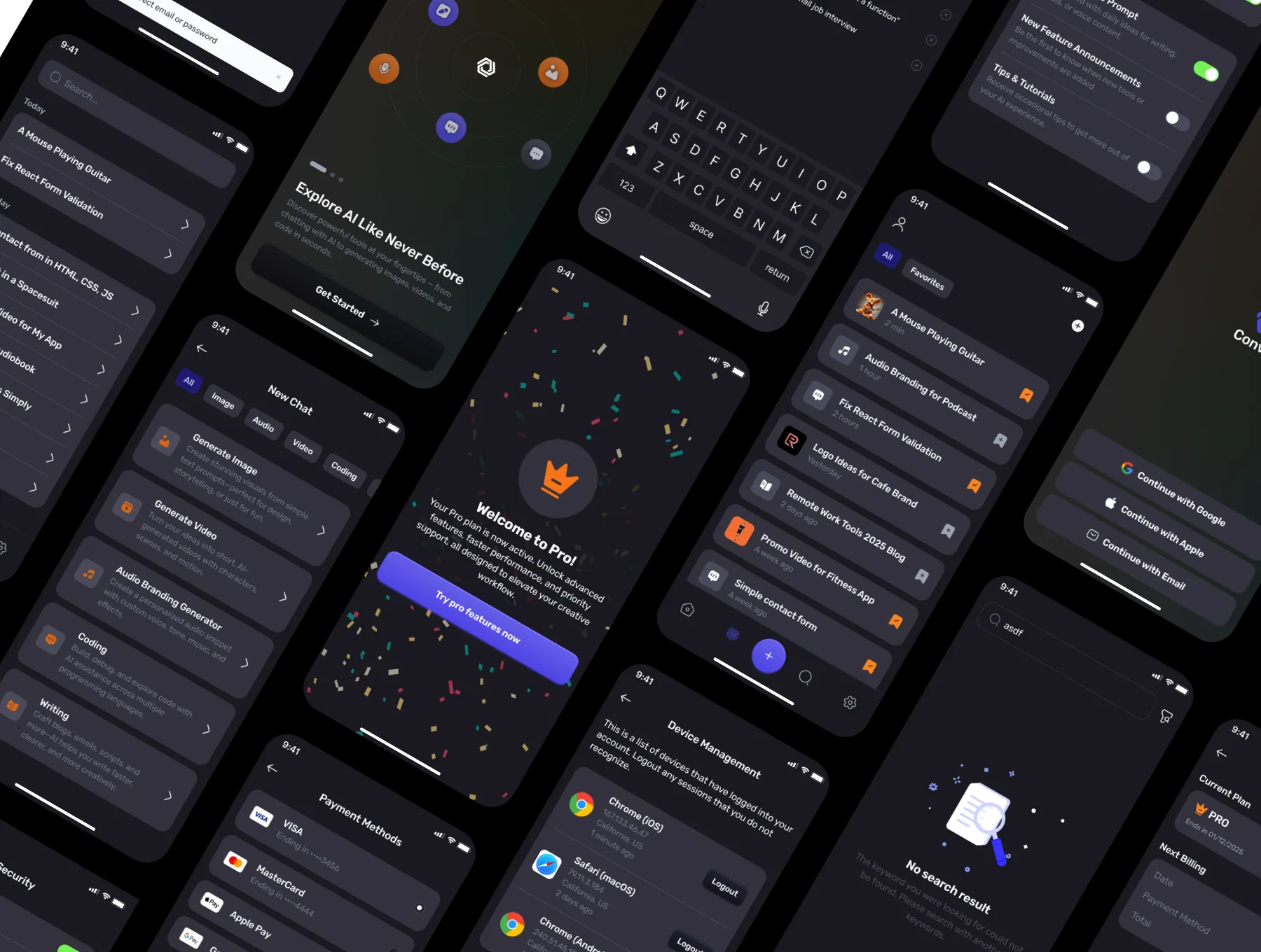 ConvoAI - AI Chatbot Mobile UI Kit 6
