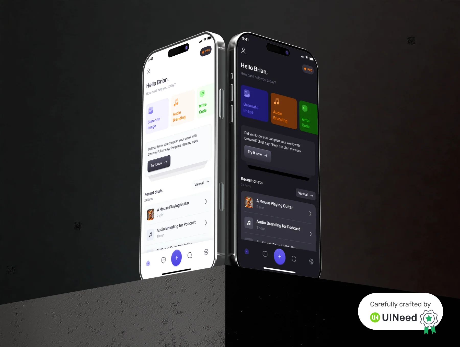 ConvoAI - AI Chatbot Mobile UI Kit 8