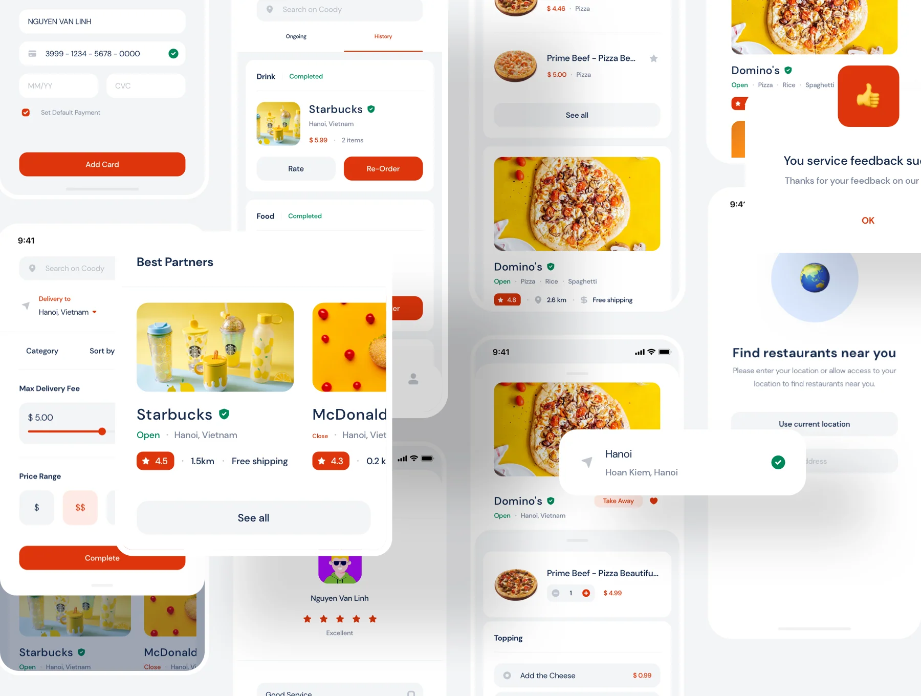 Coody Food iOS UI Kit 3