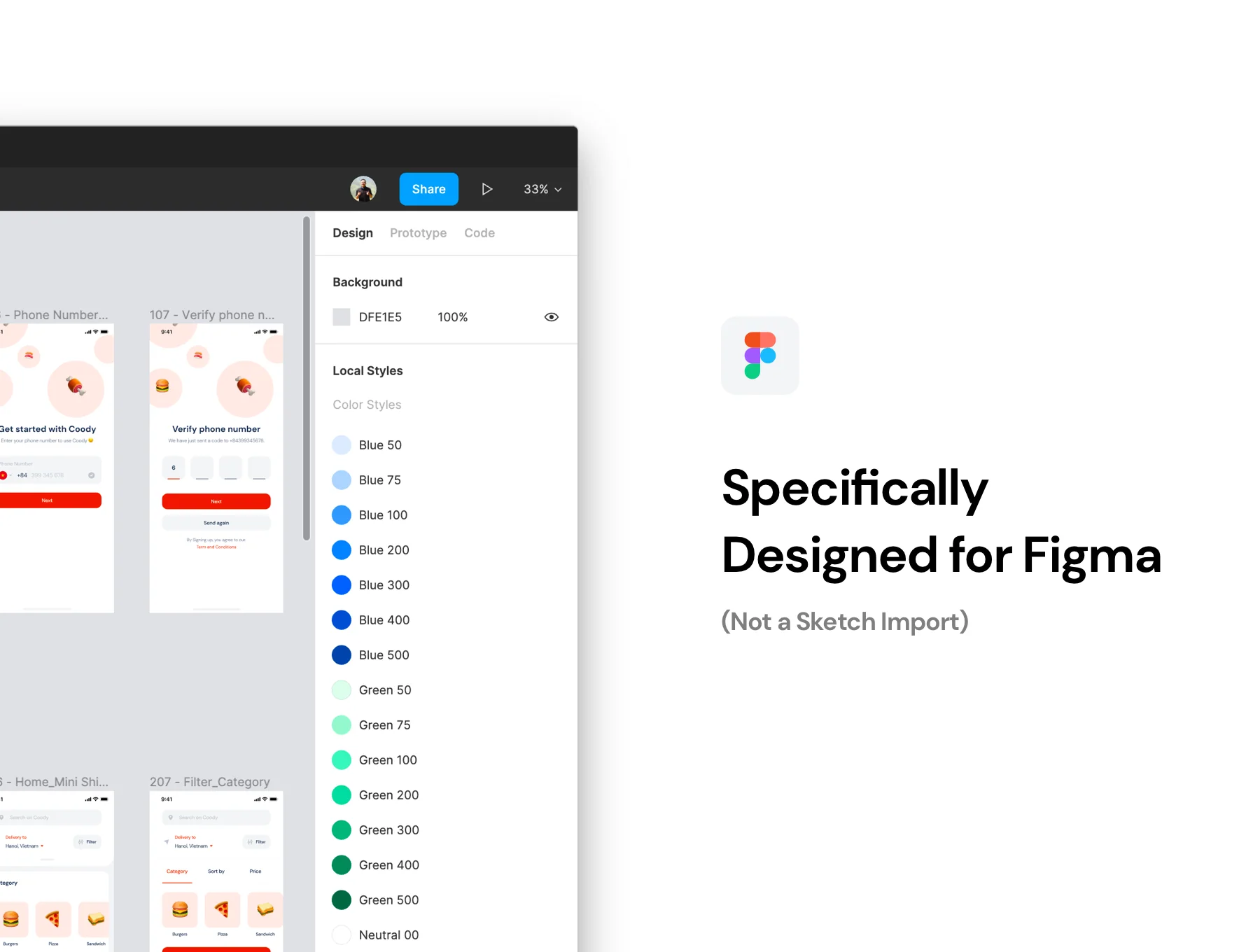 Coody Food iOS UI Kit 8