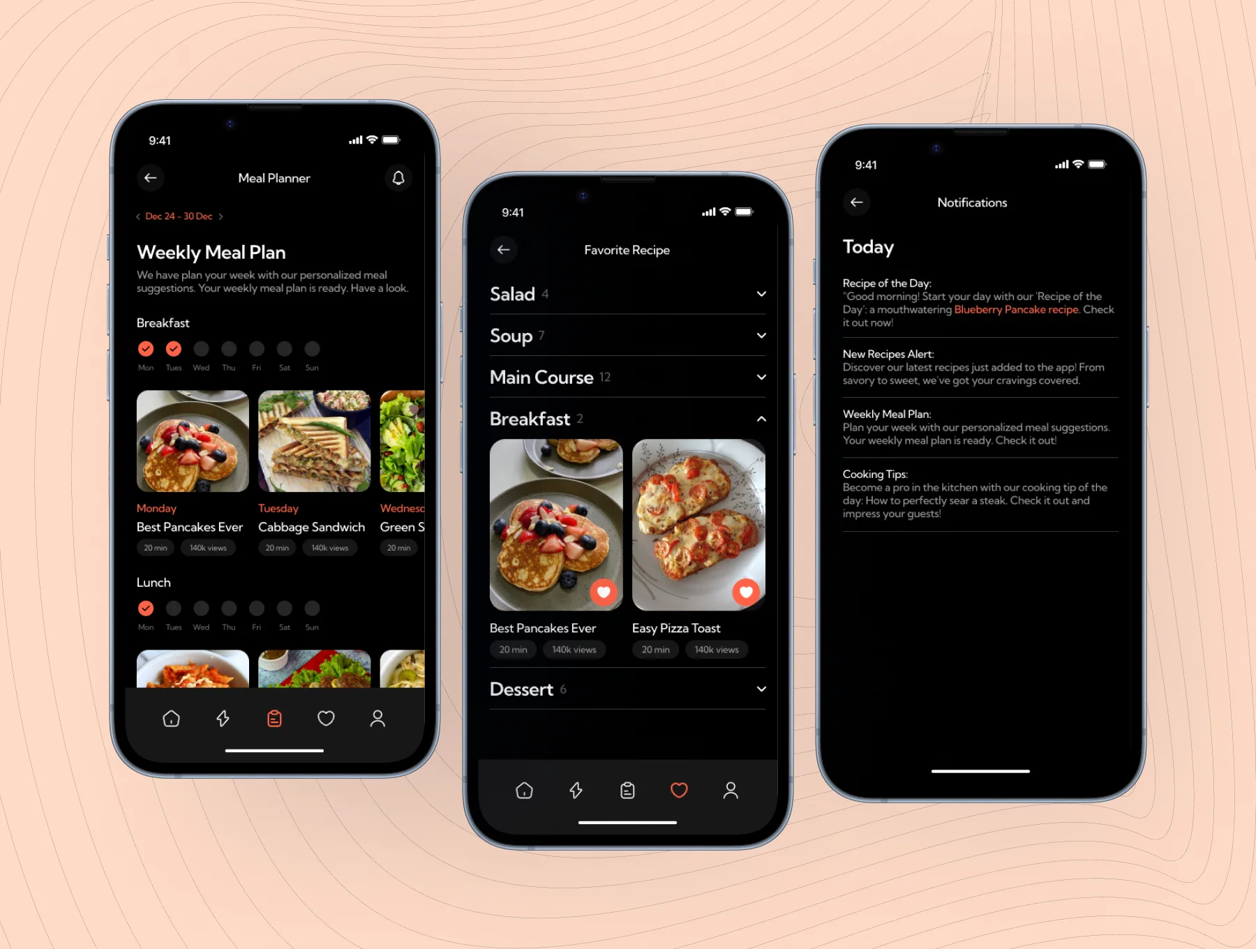 Cook Book - Recipe App UI Kit 3