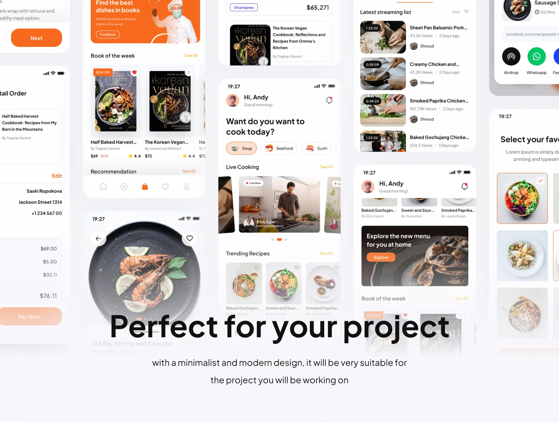 CookBok - Recipe & Book Store Premium UI KIts App 5