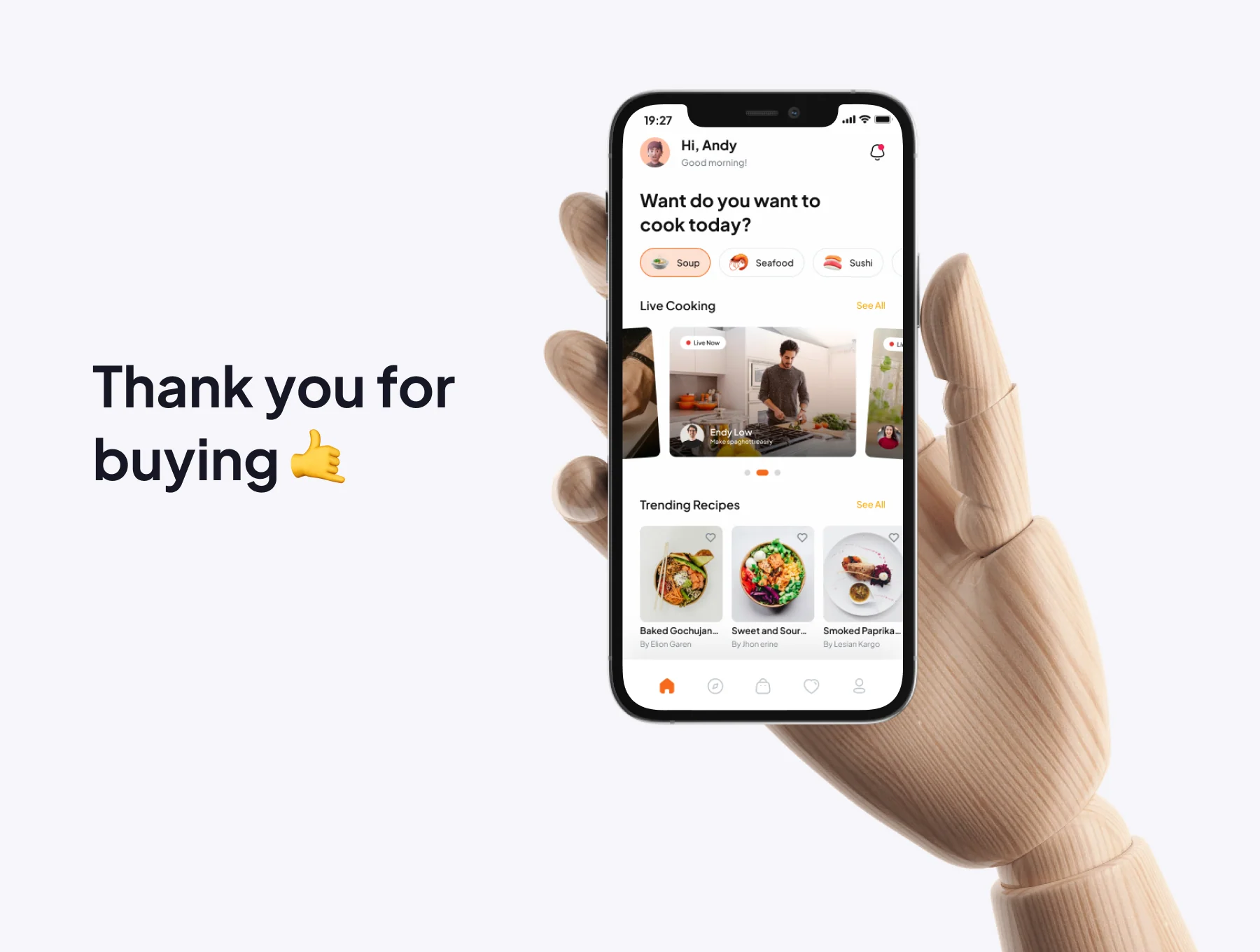 CookBok - Recipe & Book Store Premium UI KIts App 6