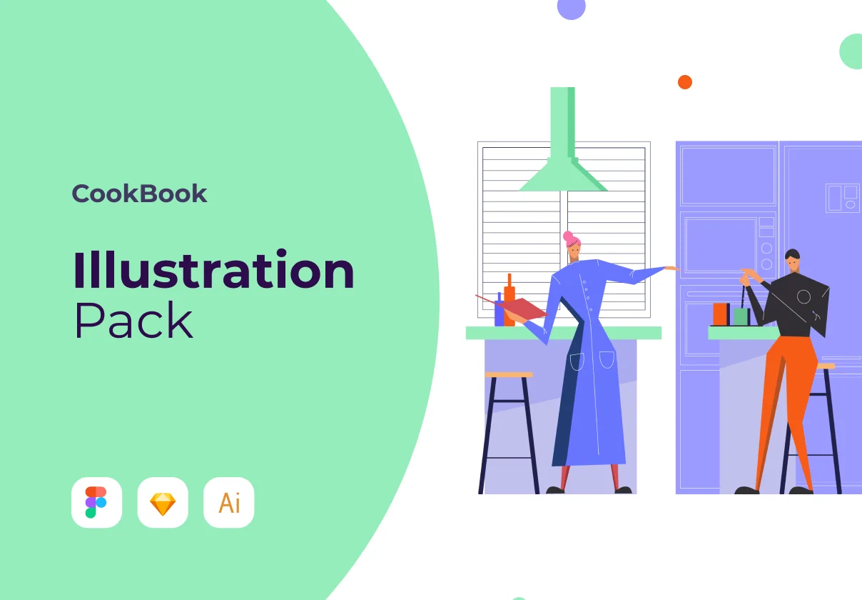 Cookbook Illustration Pack